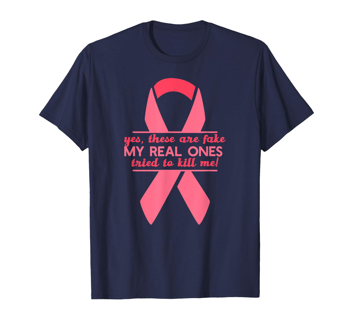 YES THESE ARE FAKE MY REAL ONES TRIED TO KILL ME Funny Meme T-Shirt