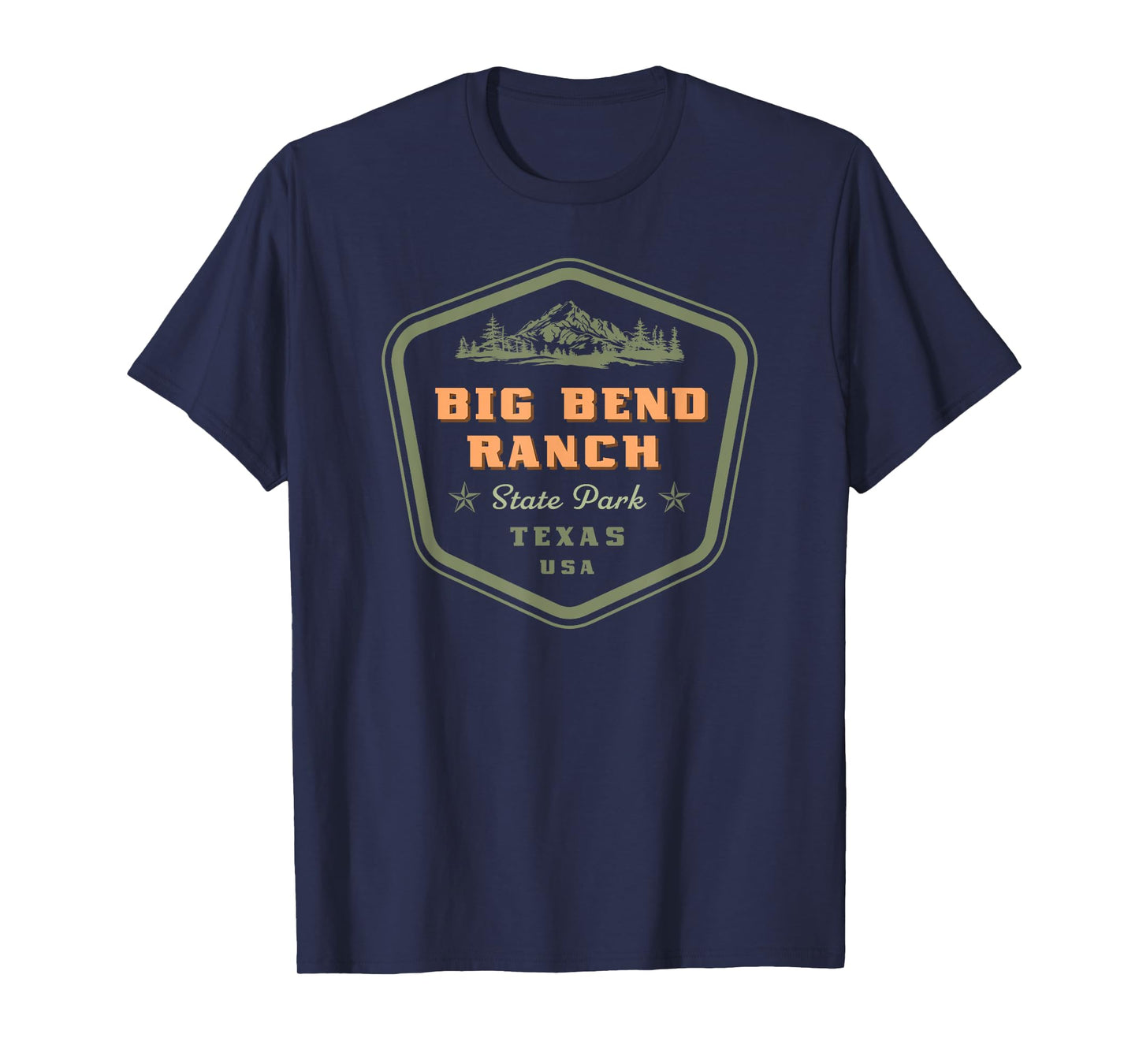 Big Bend Ranch State Park Texas Retro Vintage T-Shirt