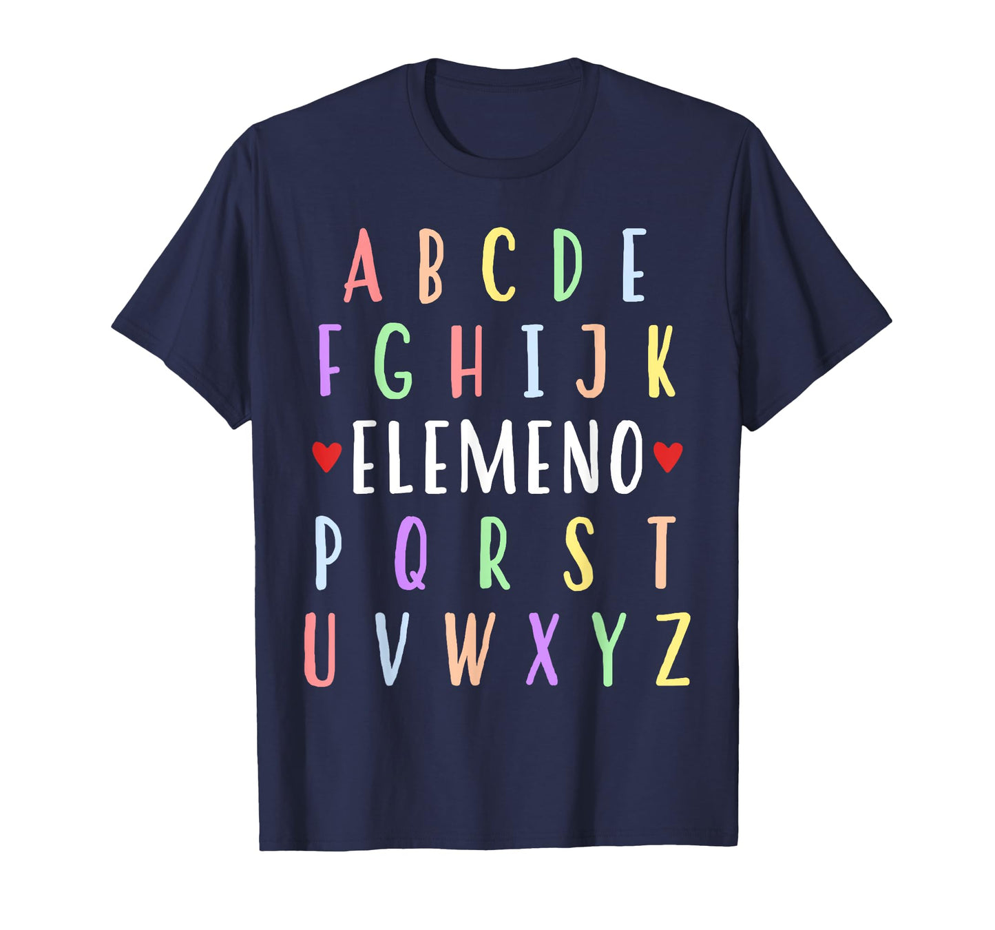 Funny Alphabet ABC Elemeno Kids Teacher First Day of School T-Shirt