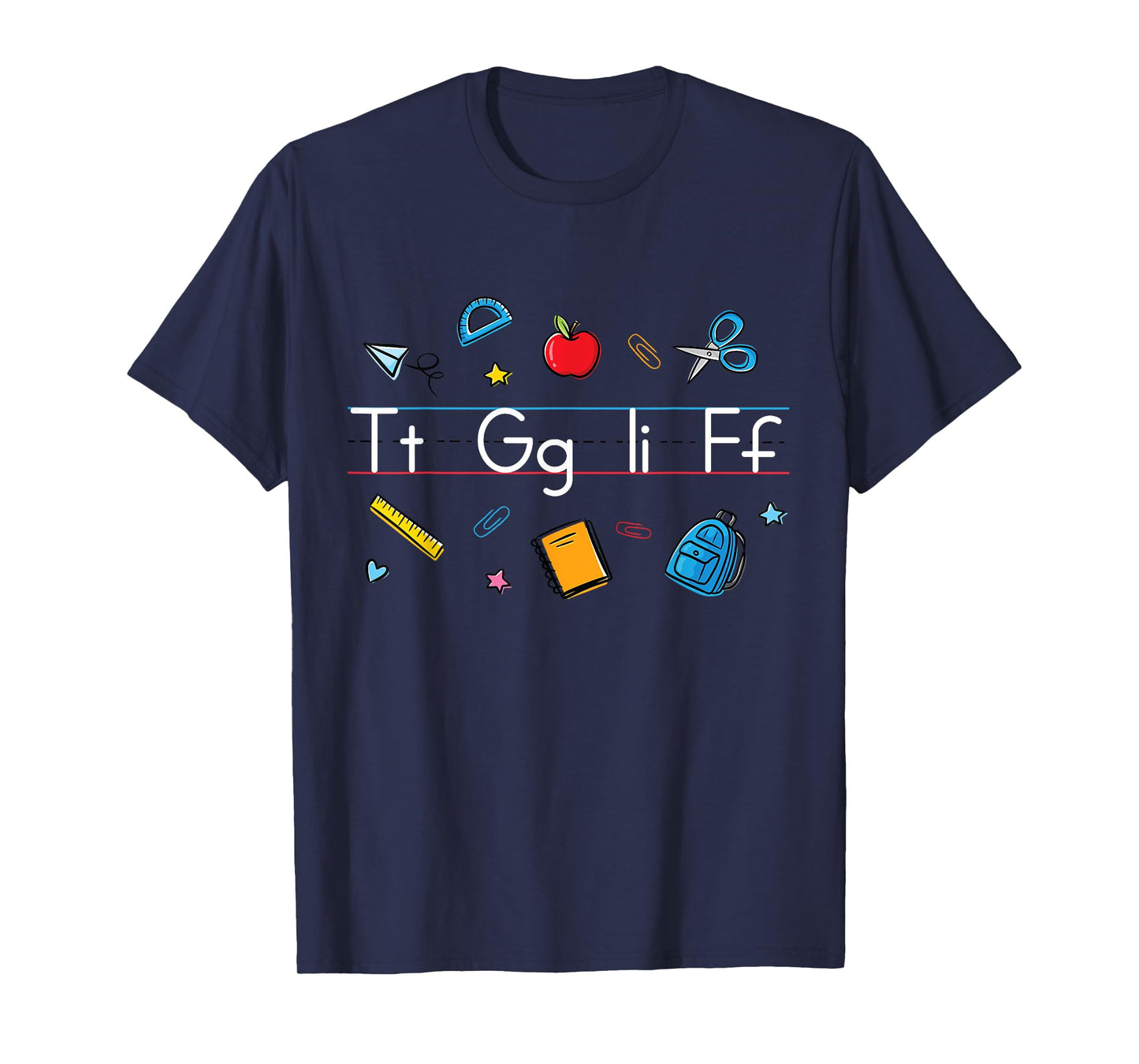Alphabet Teacher Student Kindergarten & Elementary-School T-Shirt