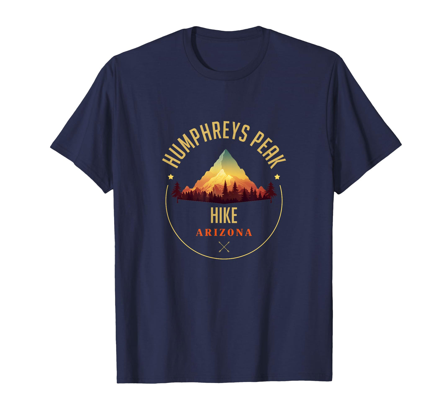 Humphreys Peak Souvenir Apparel - Humphreys Peak Hiking T-Shirt