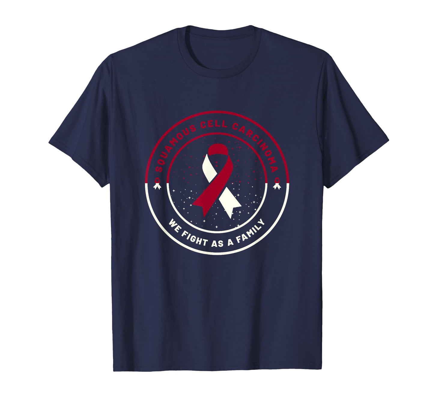 Squamous Cell Carcinoma Ribbon Awareness Family Support Gift T-Shirt