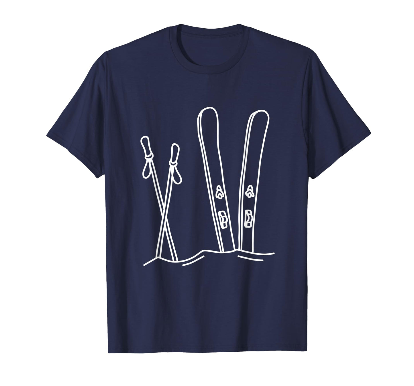 SKIING | Snow Ski | Winter Nature | Alpine Mountain Skier T-Shirt