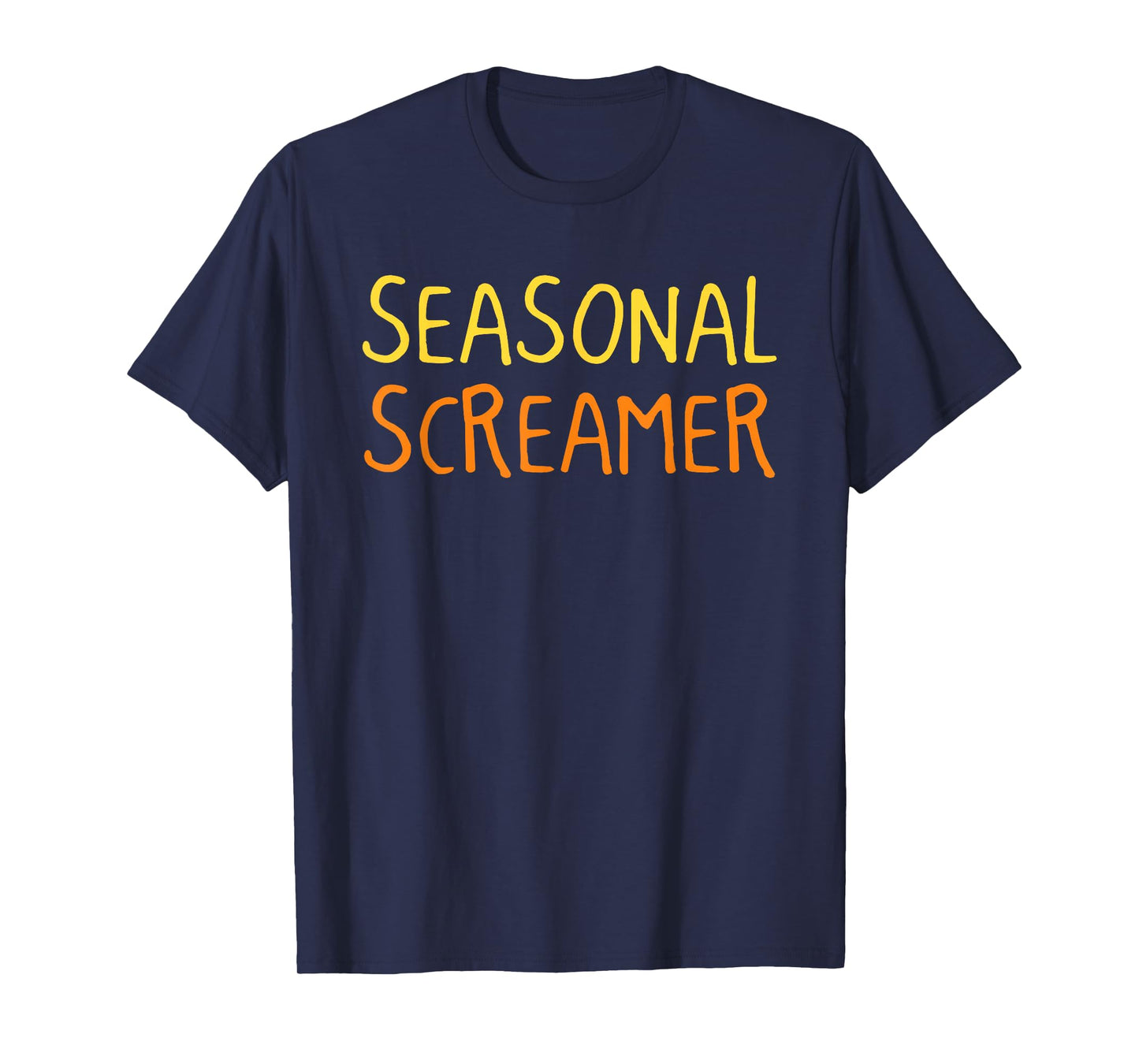 Seasonal Screamer Halloween Funny Spooky Season T-Shirt