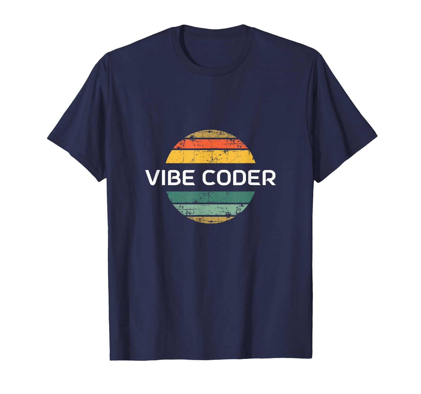 Vibe Coder - Retro Vintage Sunset T-Shirt