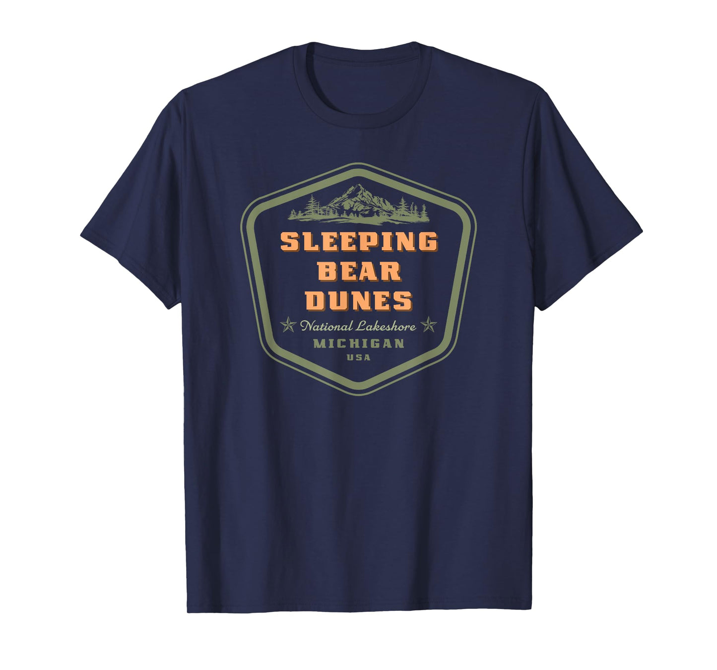 Sleeping Bear Dunes National Lakeshore Michigan Vintage T-Shirt