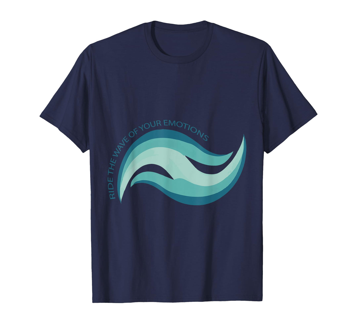 DBT Ride the Wave of your emotions mindfulness Therapy T-Shirt