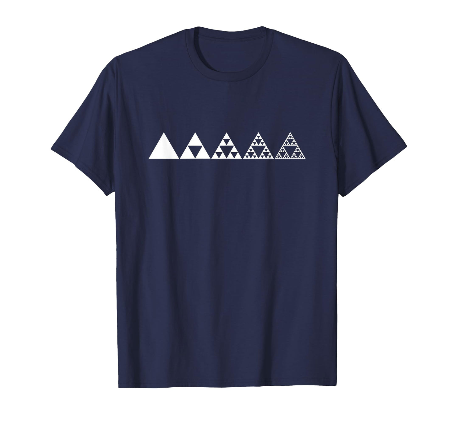 Sierpinski Triangle Fractal Geometry Math Math Matrix T-Shirt