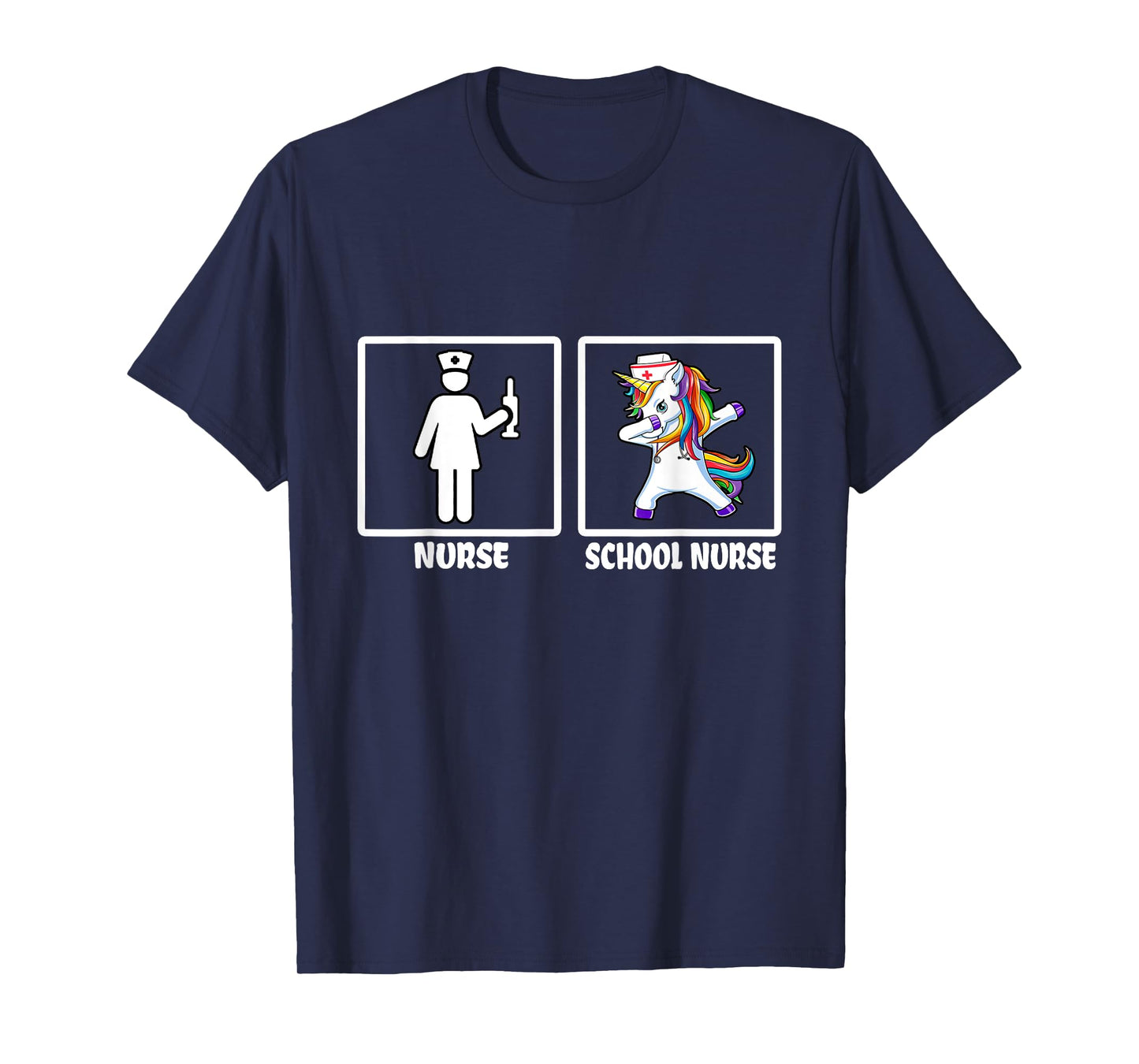 Funny "Nurse vs School Nurse" - School Nurse T-Shirt
