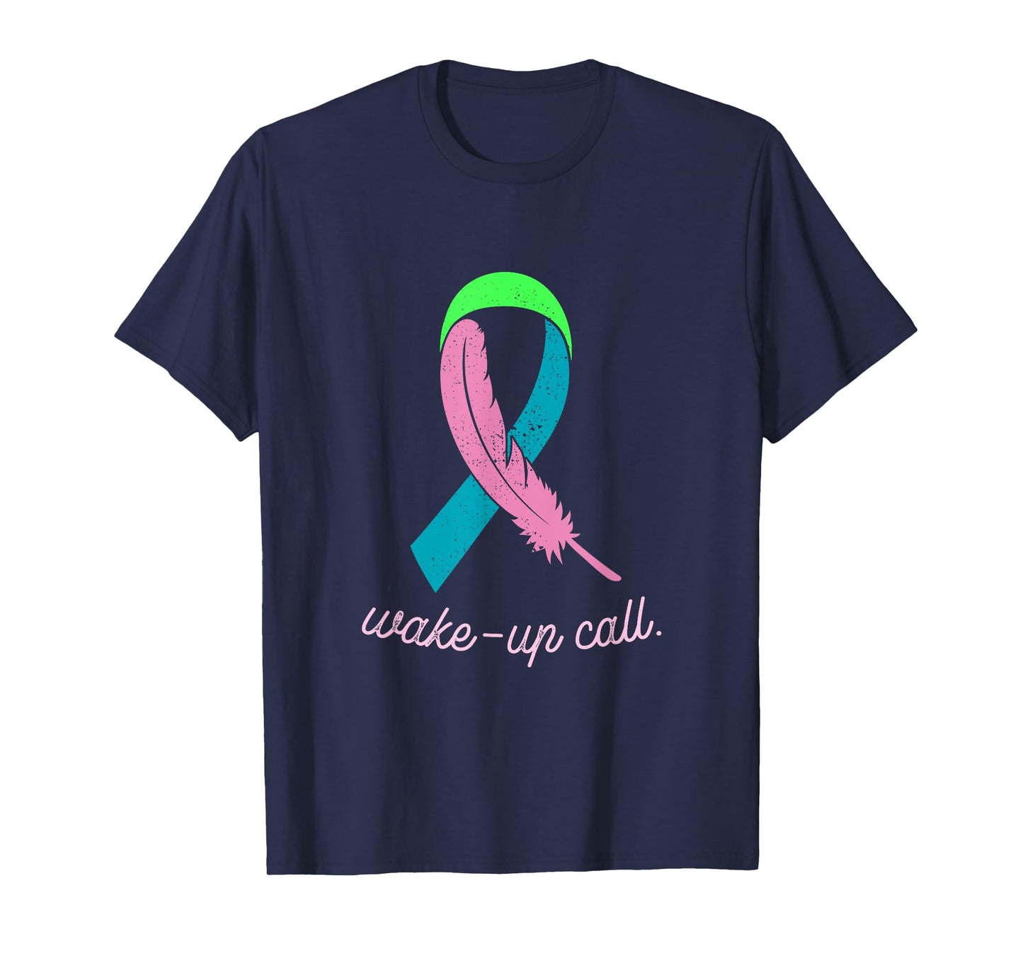 Metastatic Breast Cancer Awareness Wake-Up Call Pink Ribbon T-Shirt