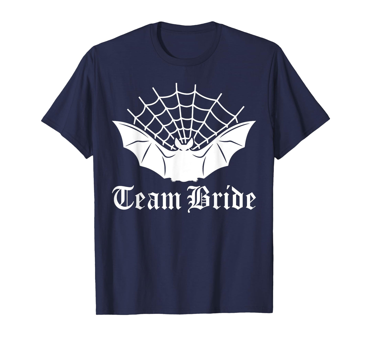 Team Bride Gothic Bat Bachelorette Bach Party Matching T-Shirt