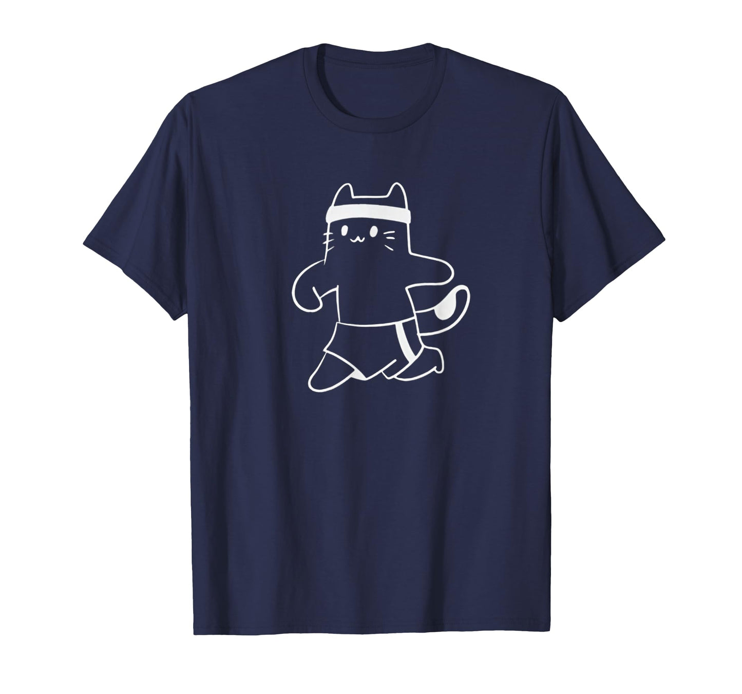 Cat Jogging Runner Hobby Sports Running T-Shirt