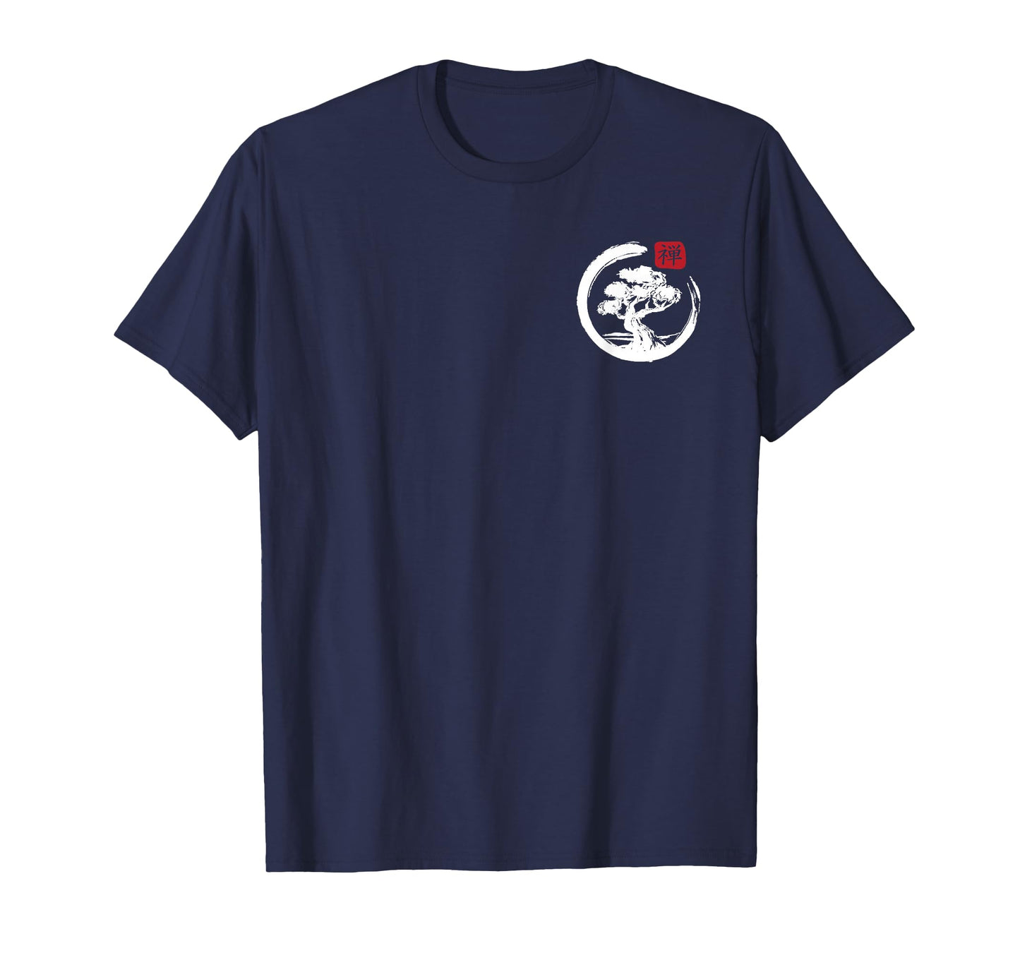 Japanese Enso Circle Bonsai Tree Zen Master Buddha T-Shirt