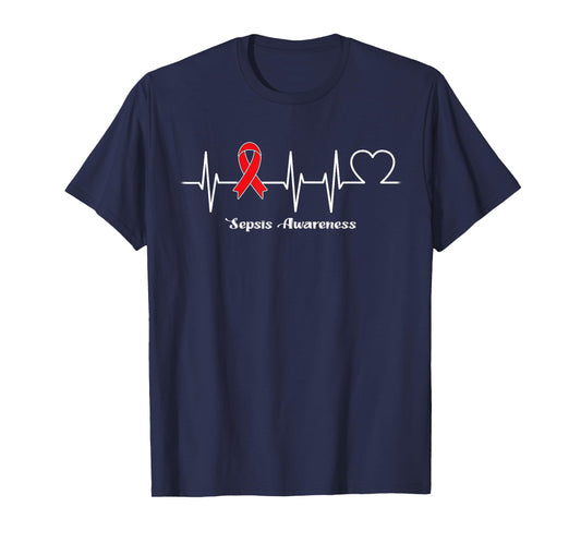 Heartbeat Sepsis Warrior T-Shirt
