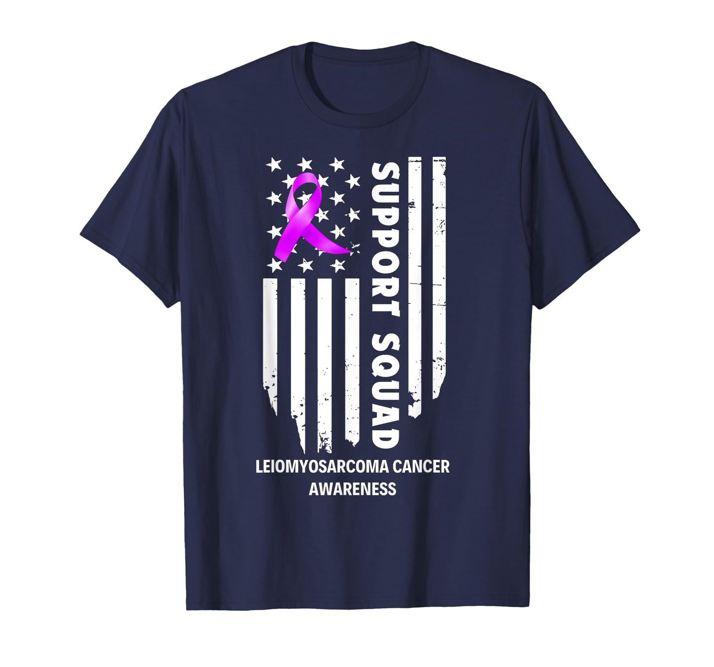 Leiomyosarcoma Cancer Awareness Support Team Squad T-Shirt