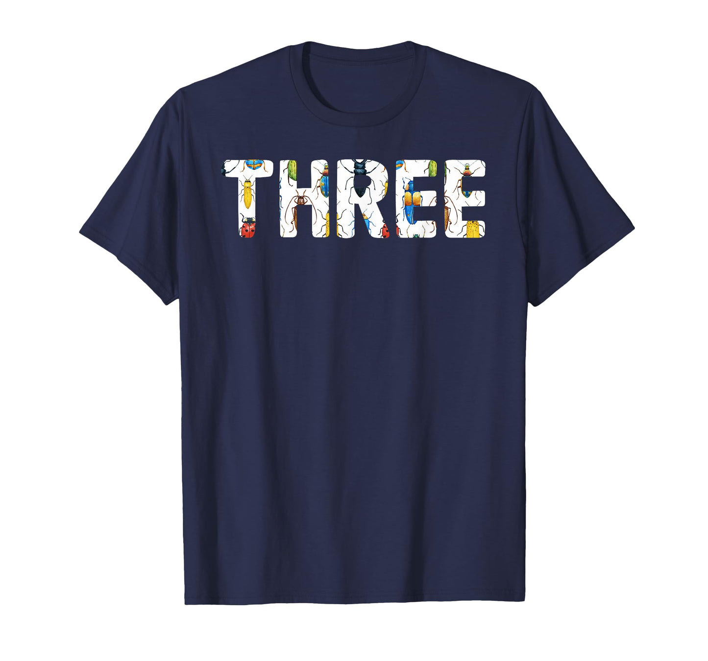 mb Bug 3rd Birthday Funny Insects Lover 3 Years Old Kids T-Shirt