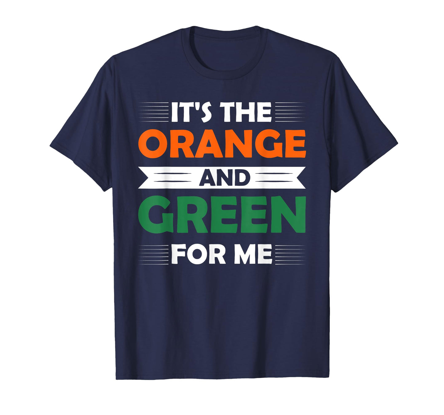 It's The Orange and Green for me Black College Humorous HBCU T-Shirt