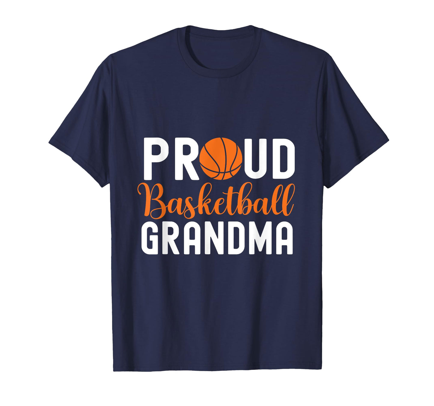 Basketball Grandma Design Lr Proud Basketball Grandma Unisex-Adults Black T-Shirt Basketball T-Shirt Small