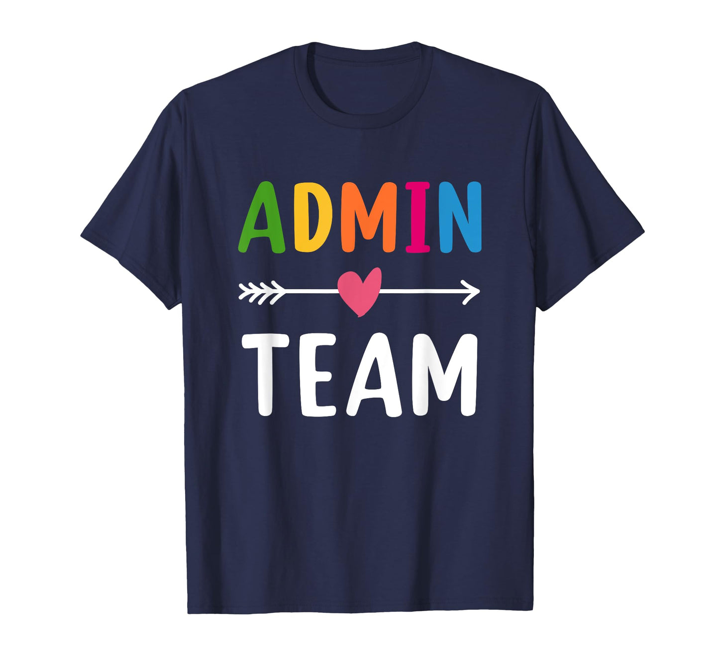 Admin Team Back to School Matching Group Squad T-Shirt