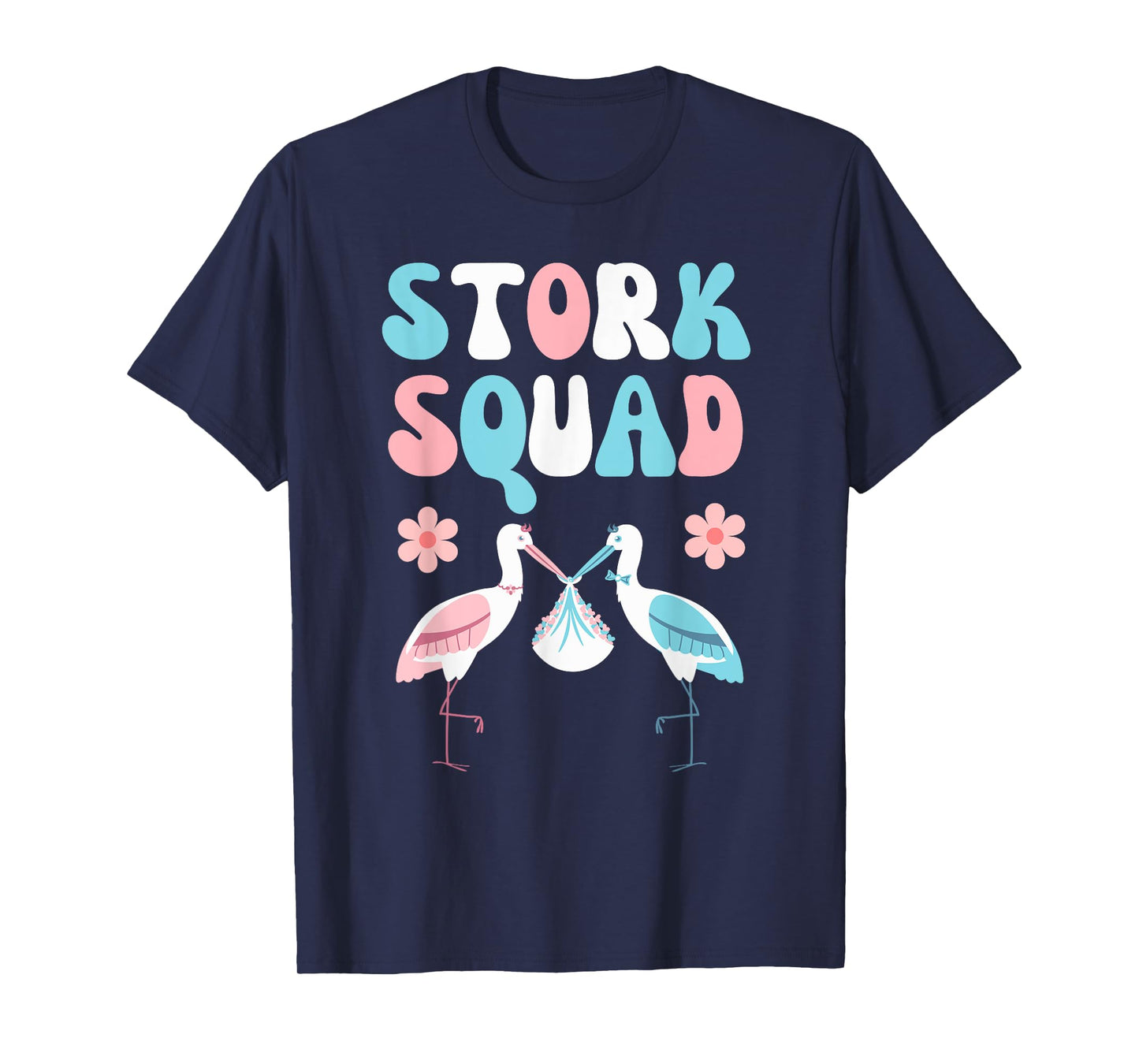 Stork Squad Matching Labor and Delivery Nurse Team T-Shirt