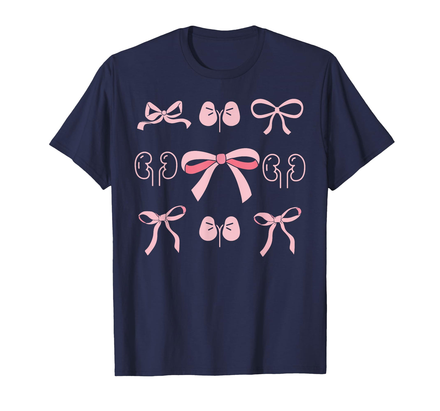 Coquette Bow Kidney Nurse Nephrology Dialysis Technician T-Shirt