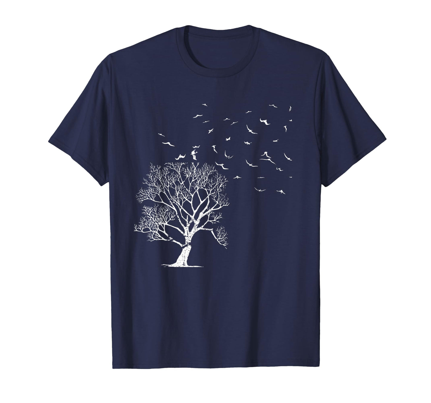 Outdoor Forest Nature Wildlife Flock Of Birds Tree Forest T-Shirt