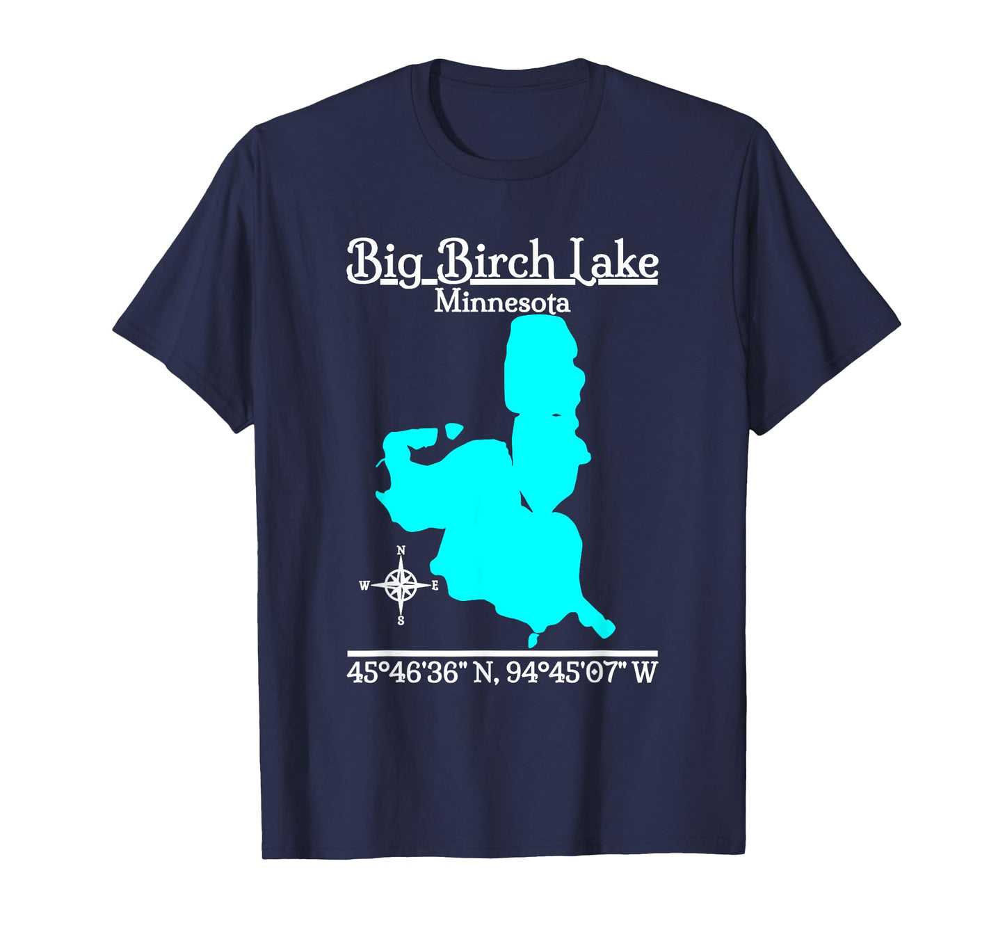 Big Birch Lake - Minnesota T-Shirt