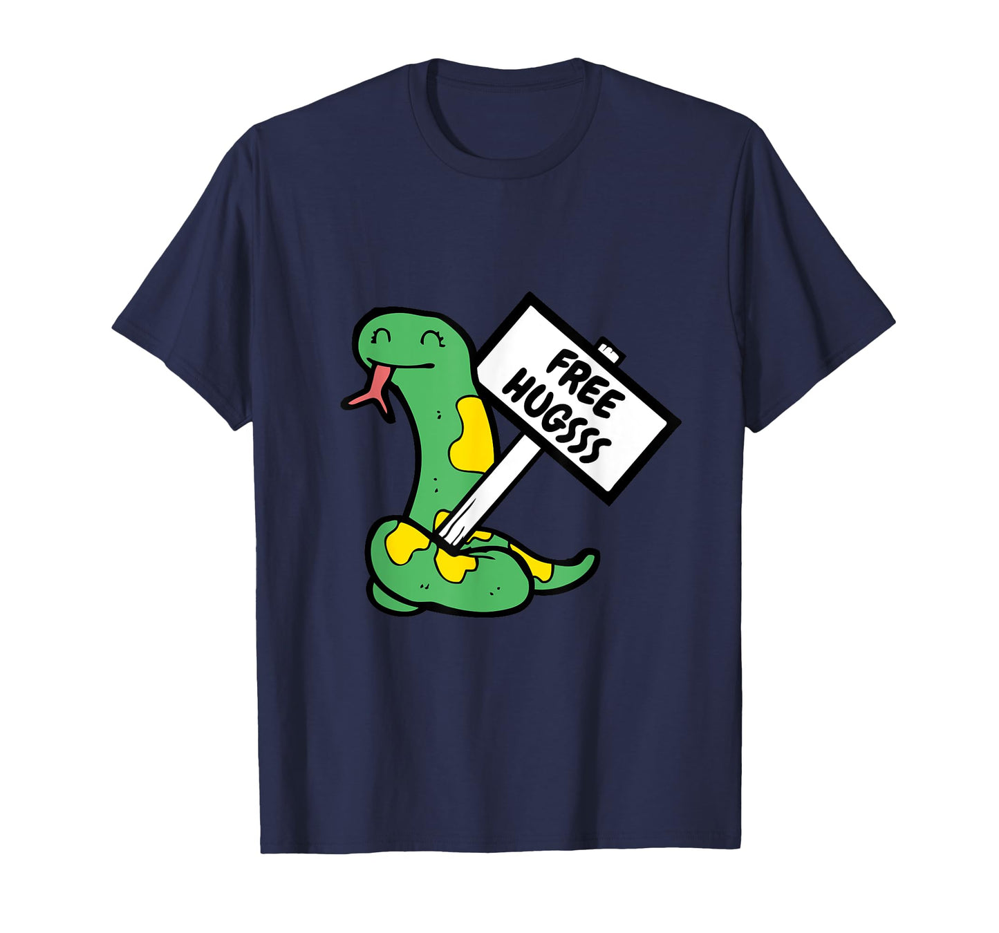 Free Hugsss hiss Funny Cute Snake Hug Lovers T-Shirt