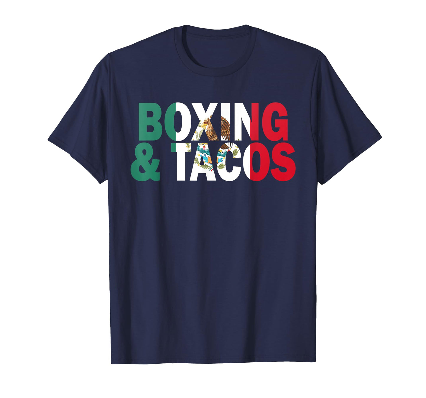 Boxing and Tacos Funny Mexico T-shirt