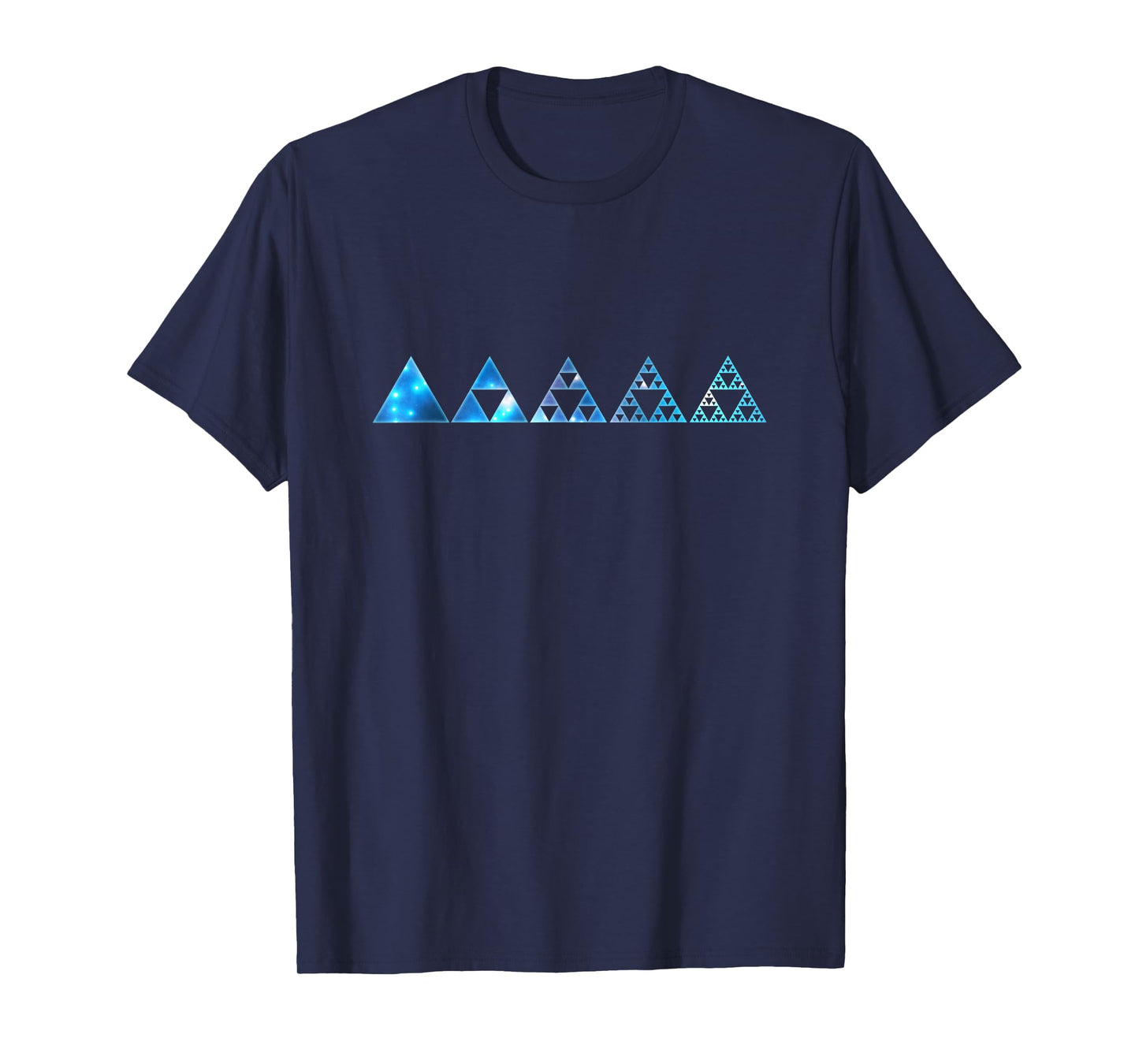 Sierpinski Triangle Fractal Geometry Math Math Matrix T-Shirt