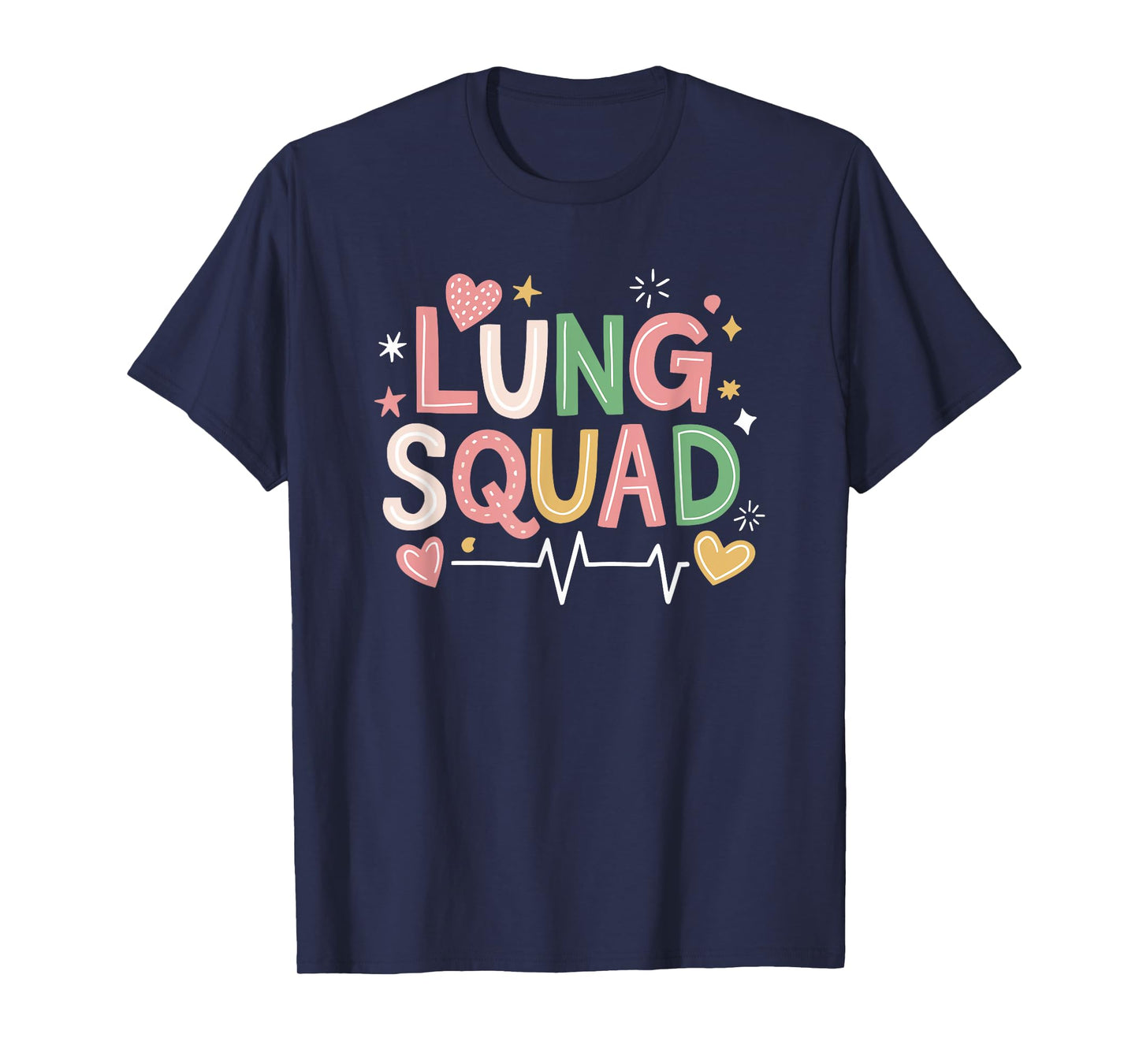 Pulmonary Therapist RT Respiratory Nursing Crew, Lung Squad T-Shirt