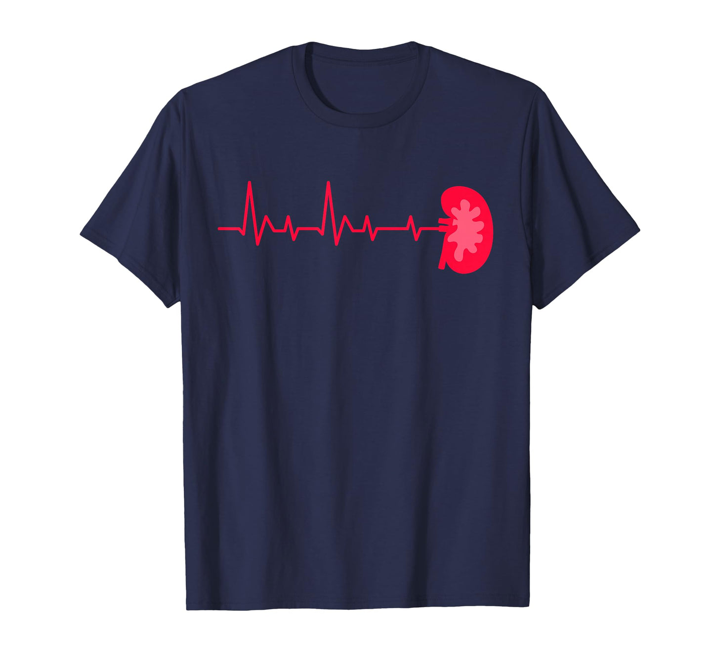 Kidney Donor - EKG Heartbeat Kidney Disease Awareness T-Shirt