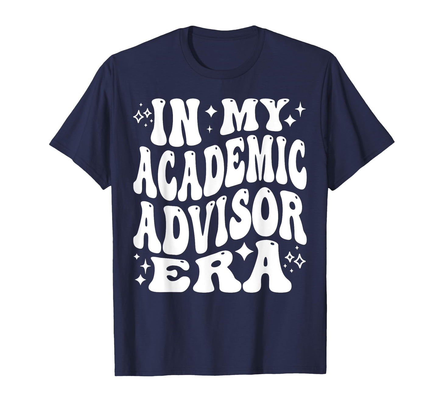 Addictive Designs School Merch In My Academic Advisor Era, College Student Advisor T-Shirt, Small, Black