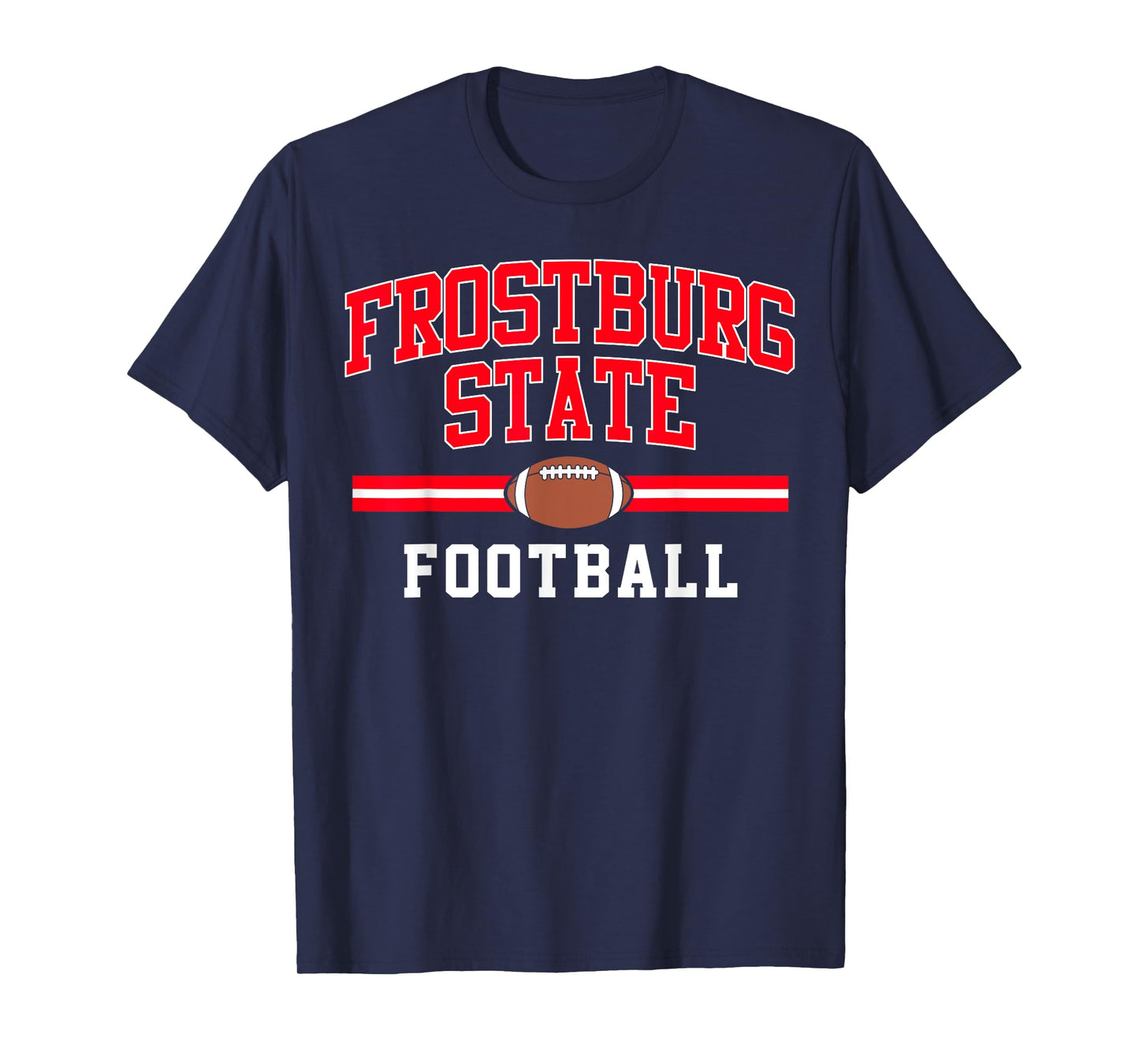 Frostburg State University Football Arch Vintage Design T-Shirt