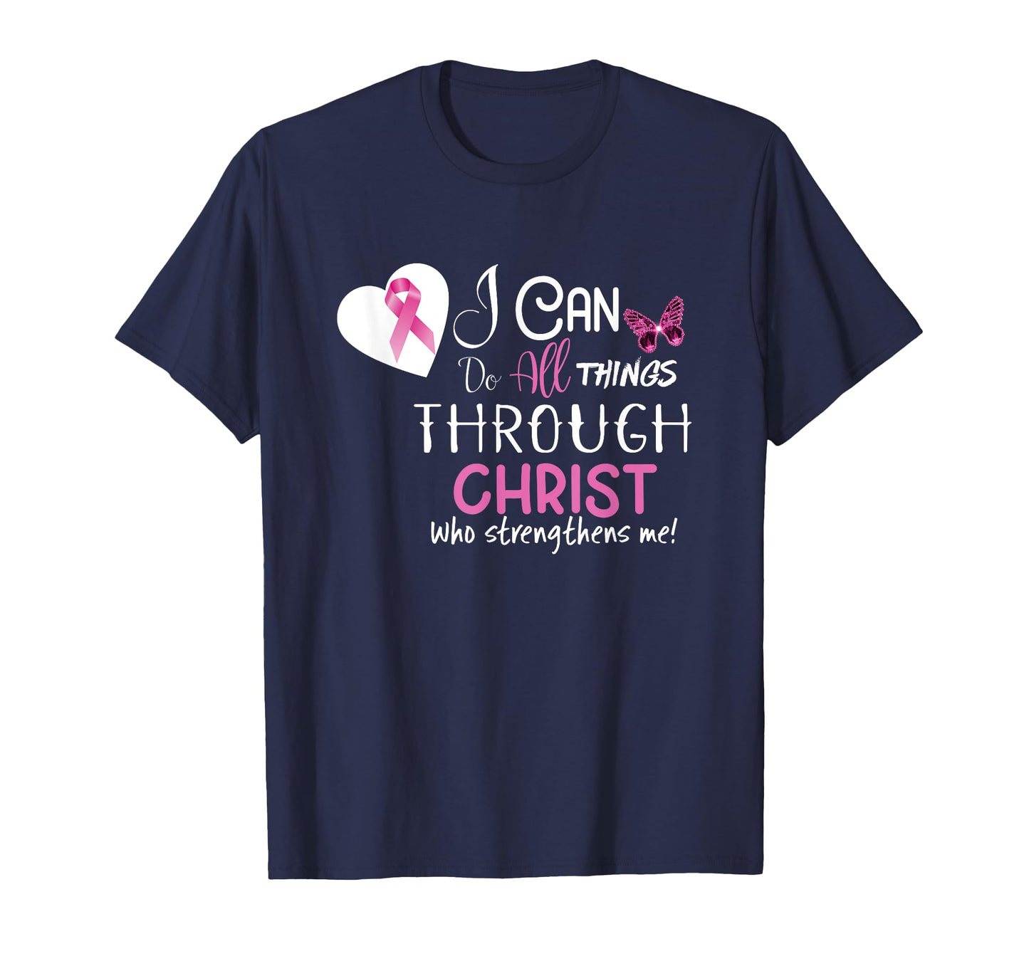 Christian Tee Shirt for Breast Cancer T-Shirt