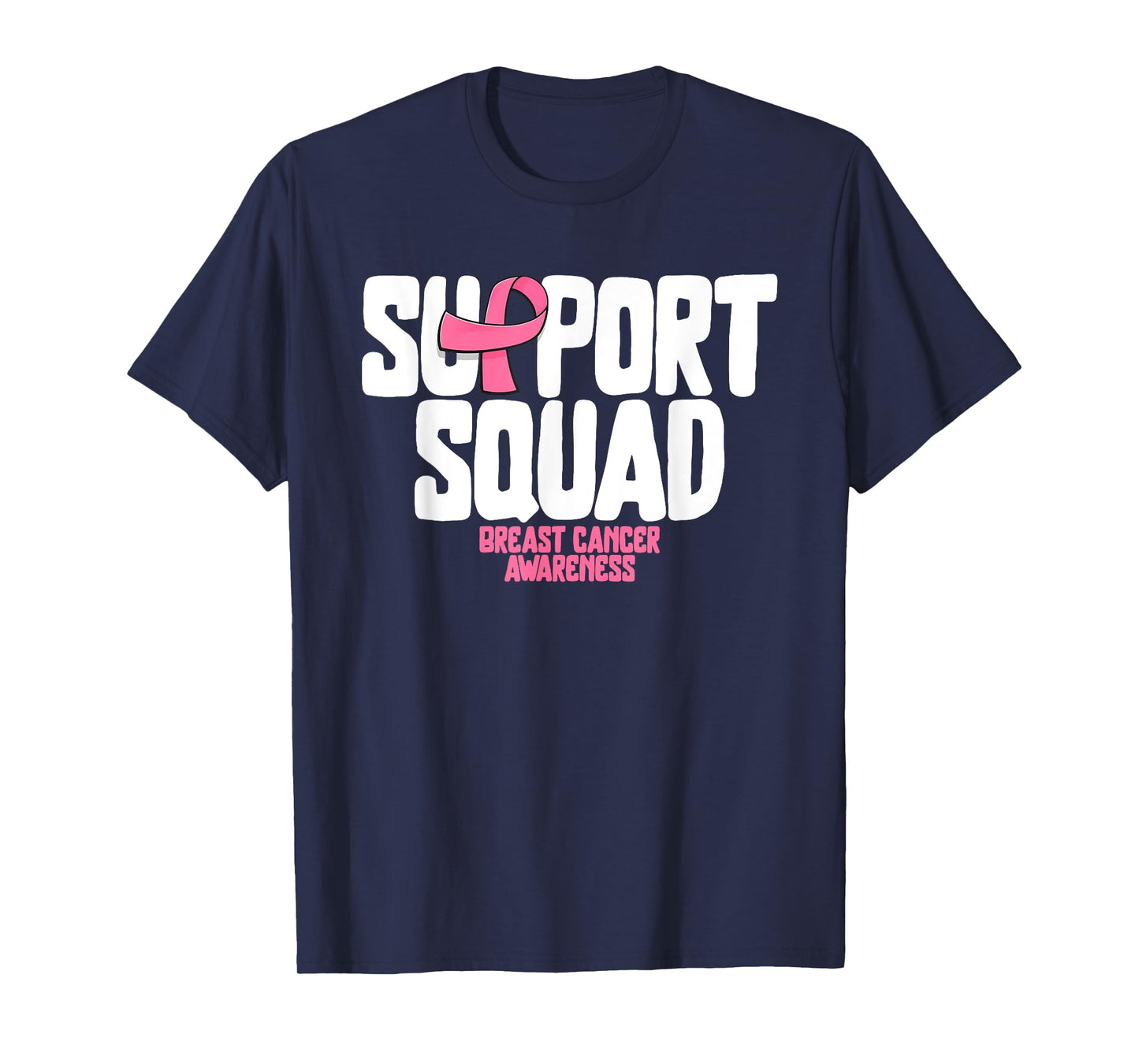 Breast Cancer Shirts Support Squad Breast Cancer Awareness T-Shirt