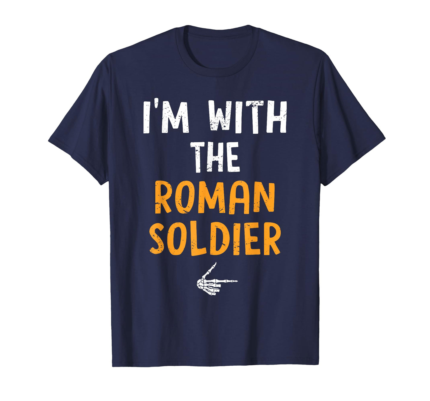 I'm with The Roman Soldier Costume Halloween Matching Couple T-Shirt