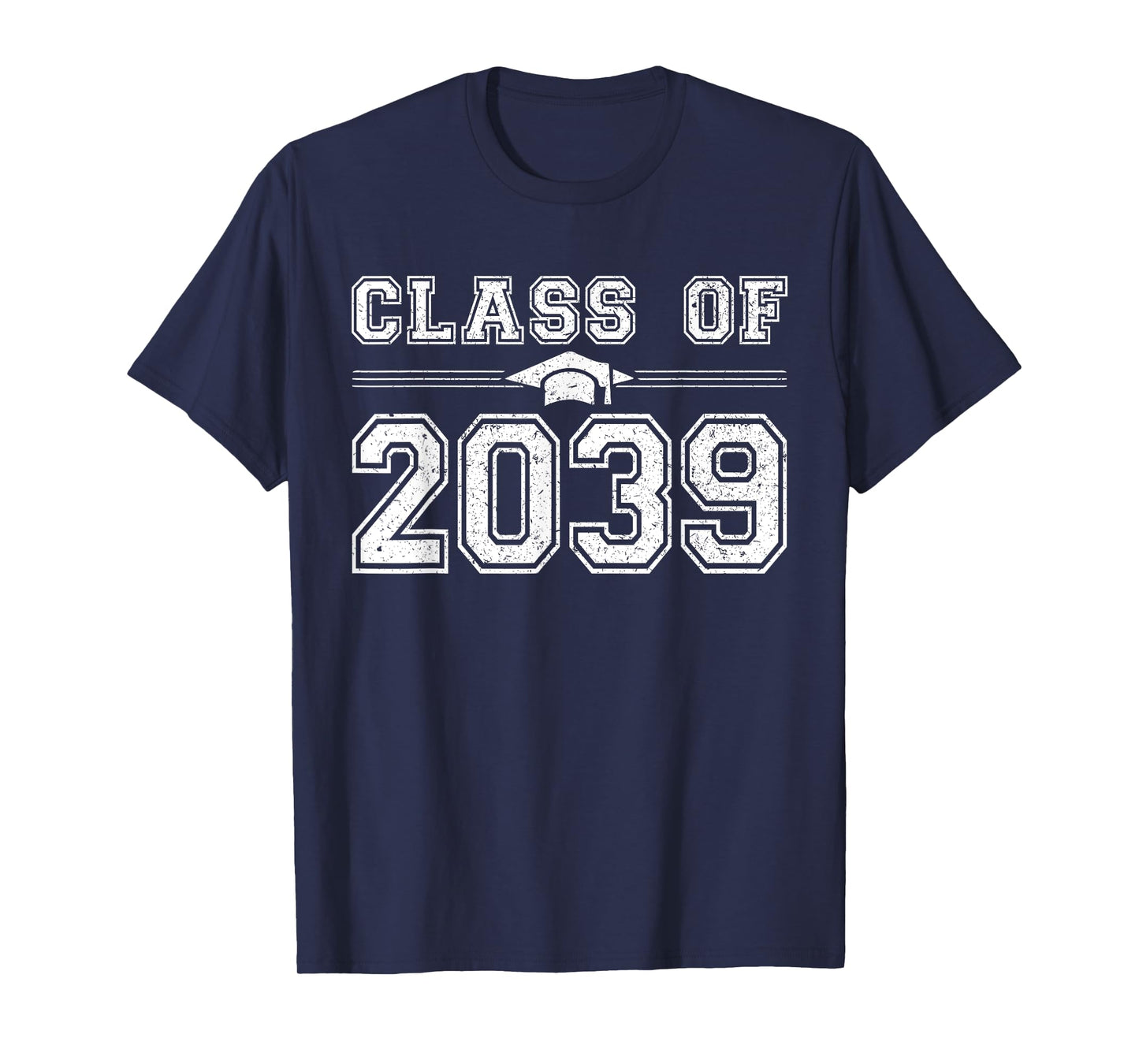 Class of 2039 Grow With Me Graduate 2039 First Day of School T-Shirt