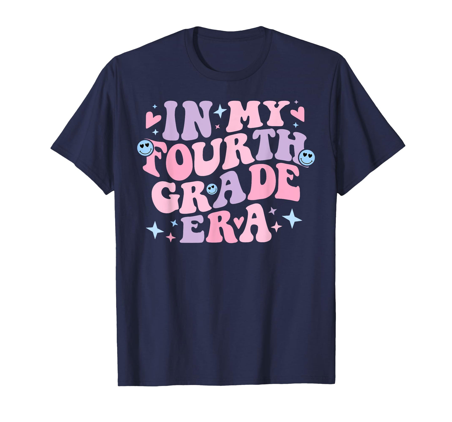 In My Fourth Grade Era Back to School 4th Grade Teacher Team T-Shirt for Men Women Girls Kids