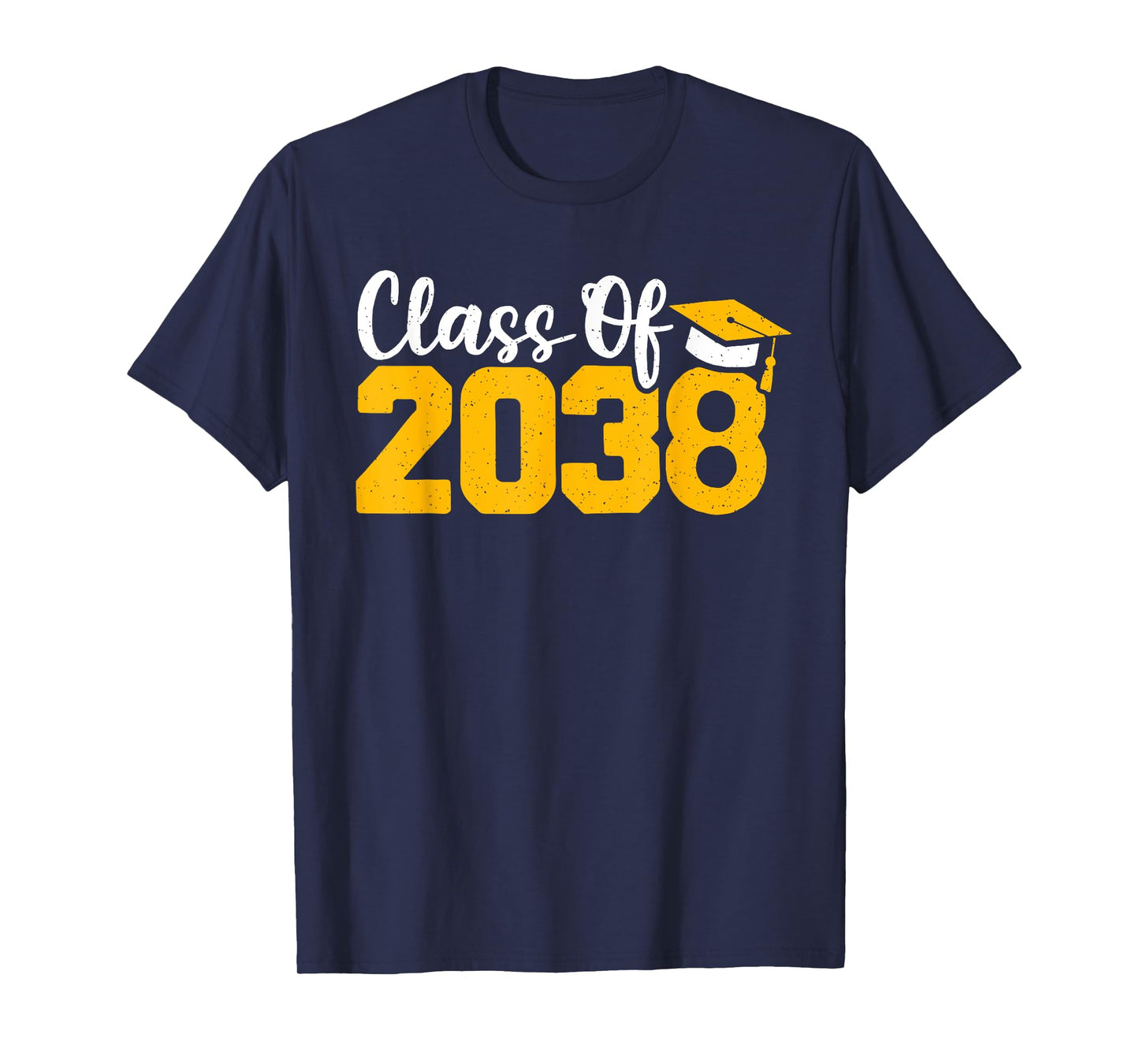 Class of 2038 Grow With Me First Day of School Graduation T-Shirt