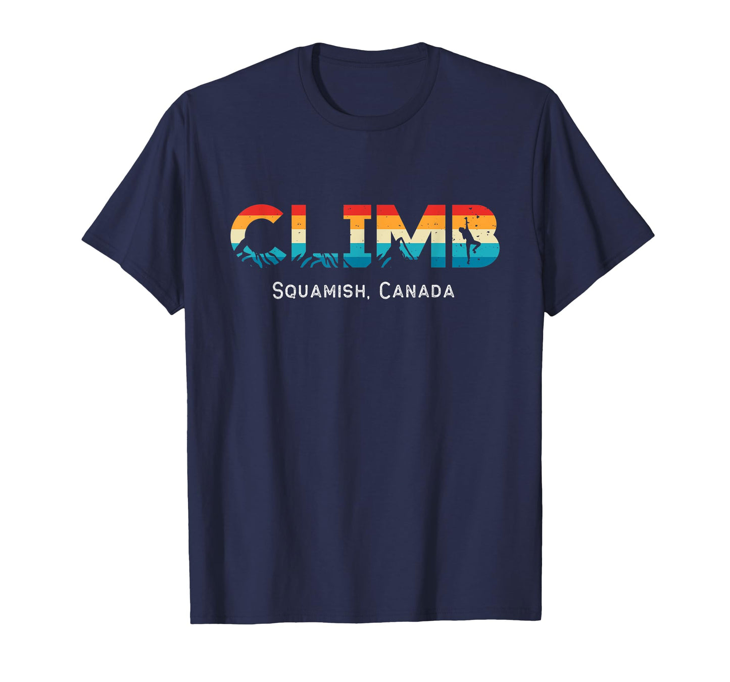 Vintage Climb Squamish, Canada Rock Climbing Bouldering T-Shirt