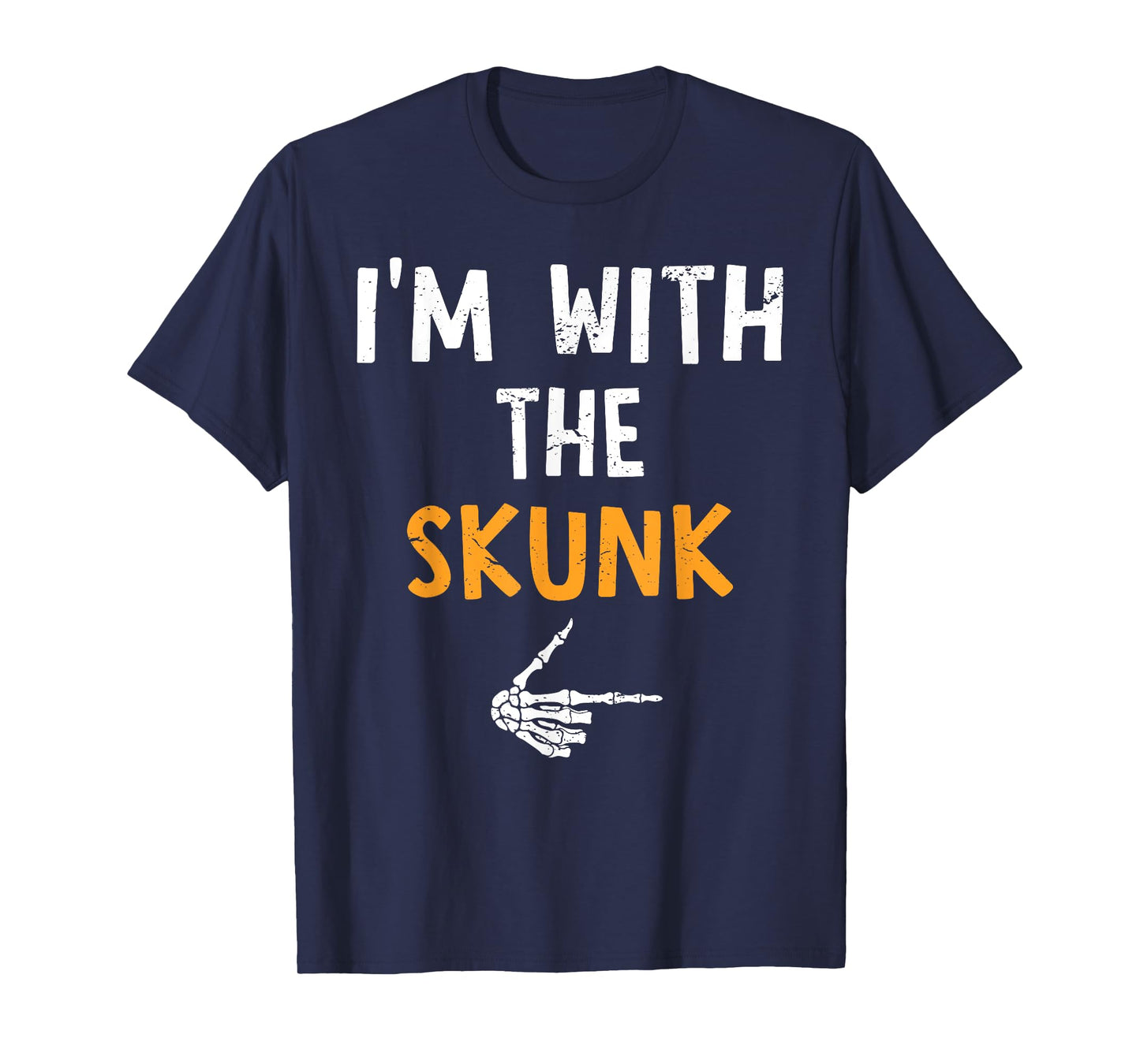 I'm with The Skunk Costume Halloween Matching Couple T-Shirt