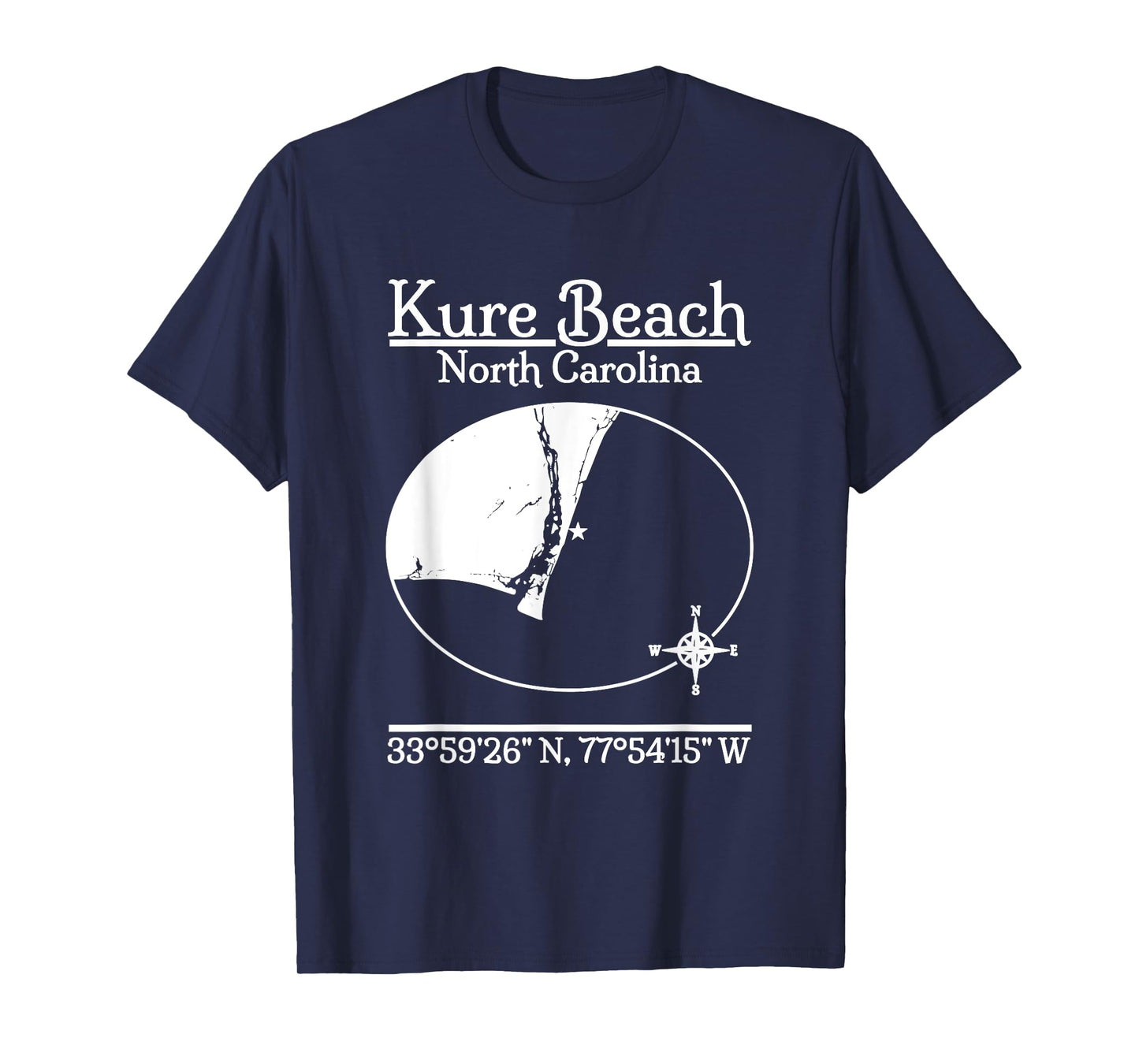 Kure Beach - North Carolina T-Shirt for Men Women Kids