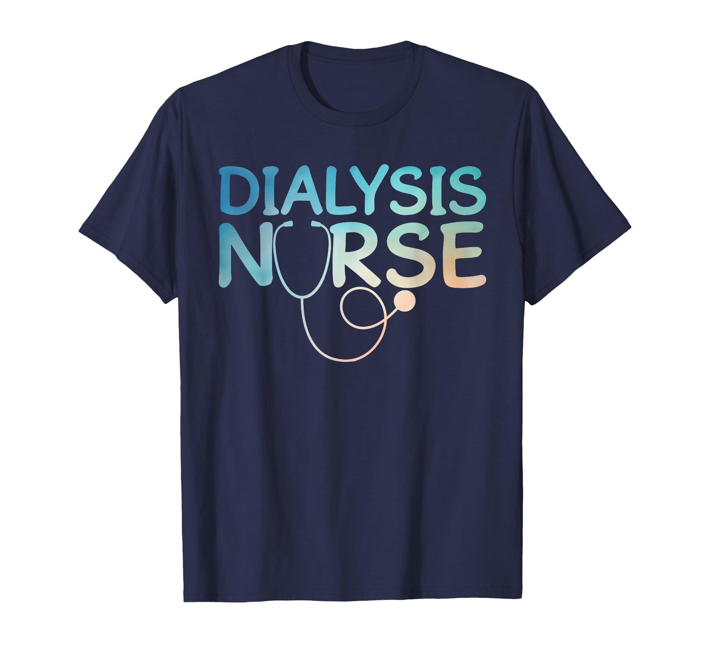 Best Dialysis Nurse Art For Women Home Dialysis Nephrology T-Shirt