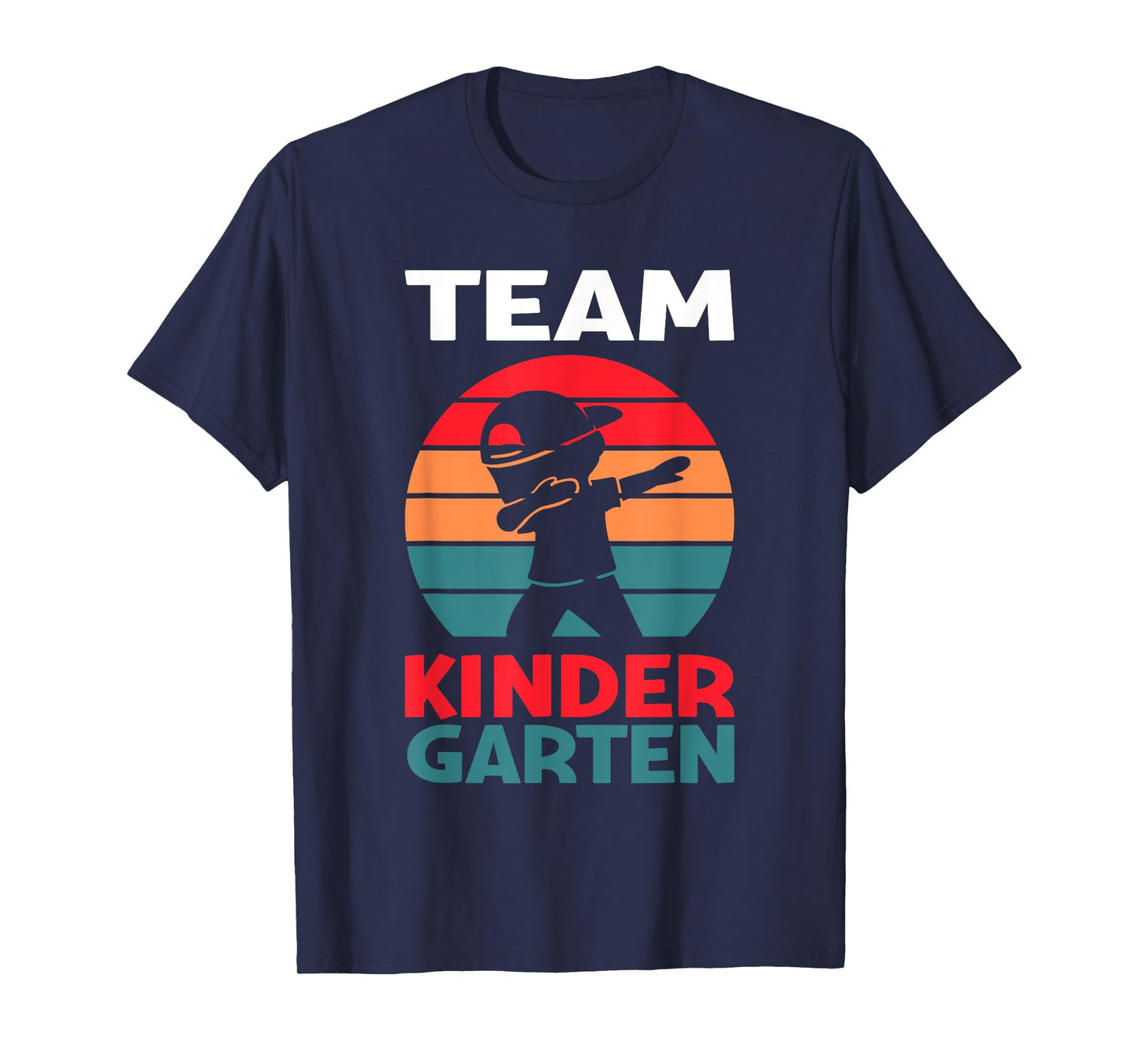 Team Kindergarten Dude Preschool Dab Dabbing Pre-K Back T-Shirt