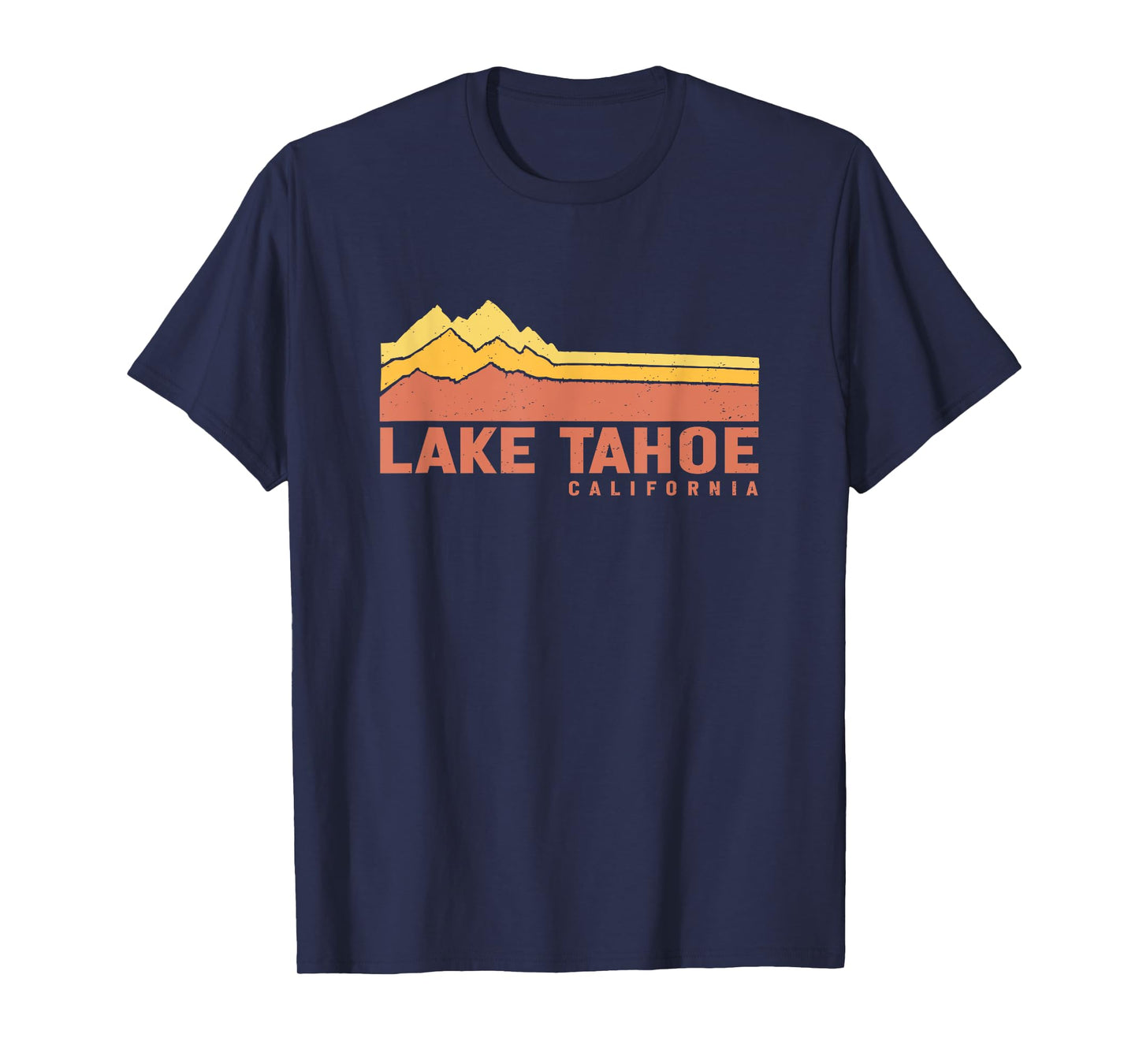 Lake Tahoe California Retro Mountains Graphic T-Shirt
