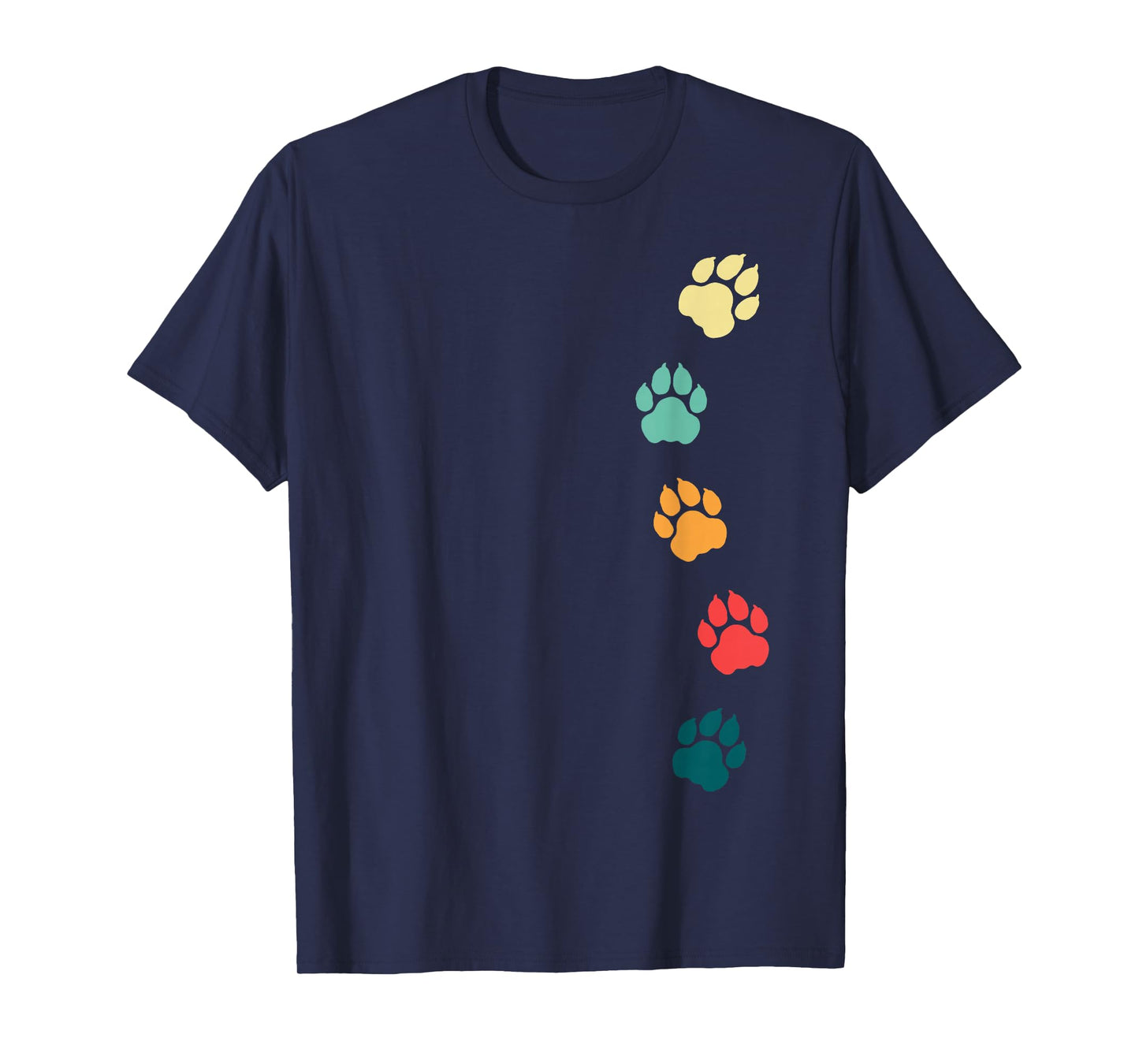 Lion Paw Print Cheetah Footprint Tiger Print Paw Leopard T-Shirt