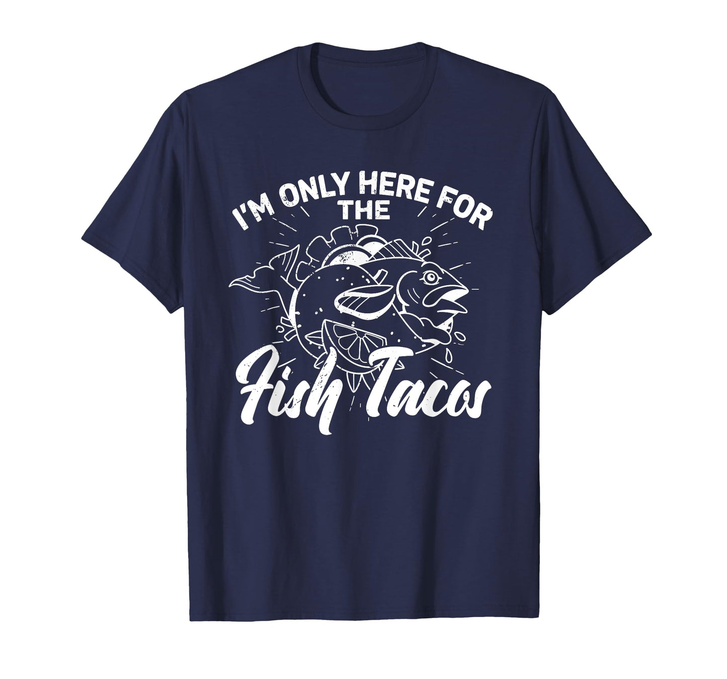 Fish taco Mexican tortilla recipe Baja California Mexico T-Shirt