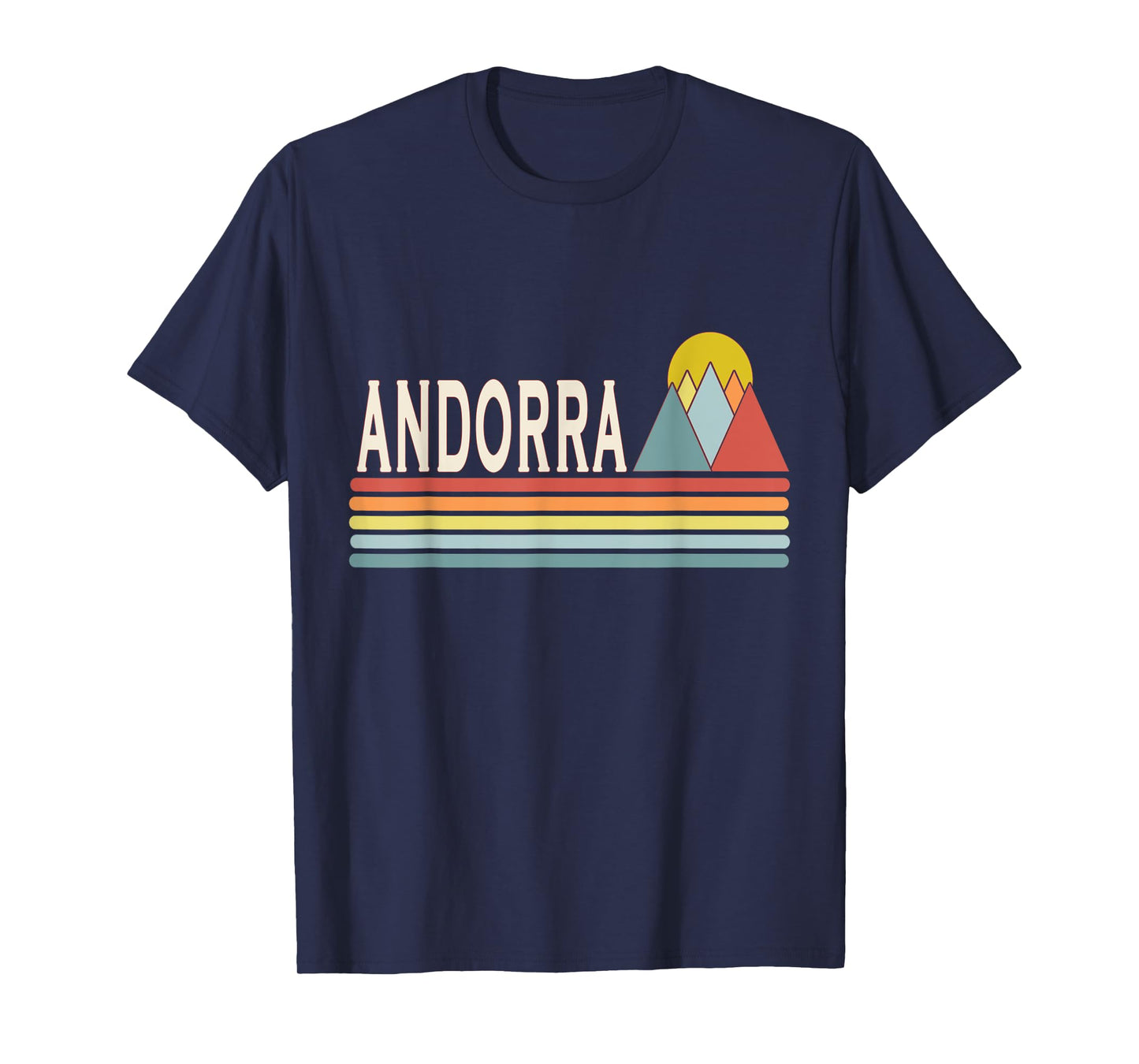 Retro style Andorra outdoors T-Shirt