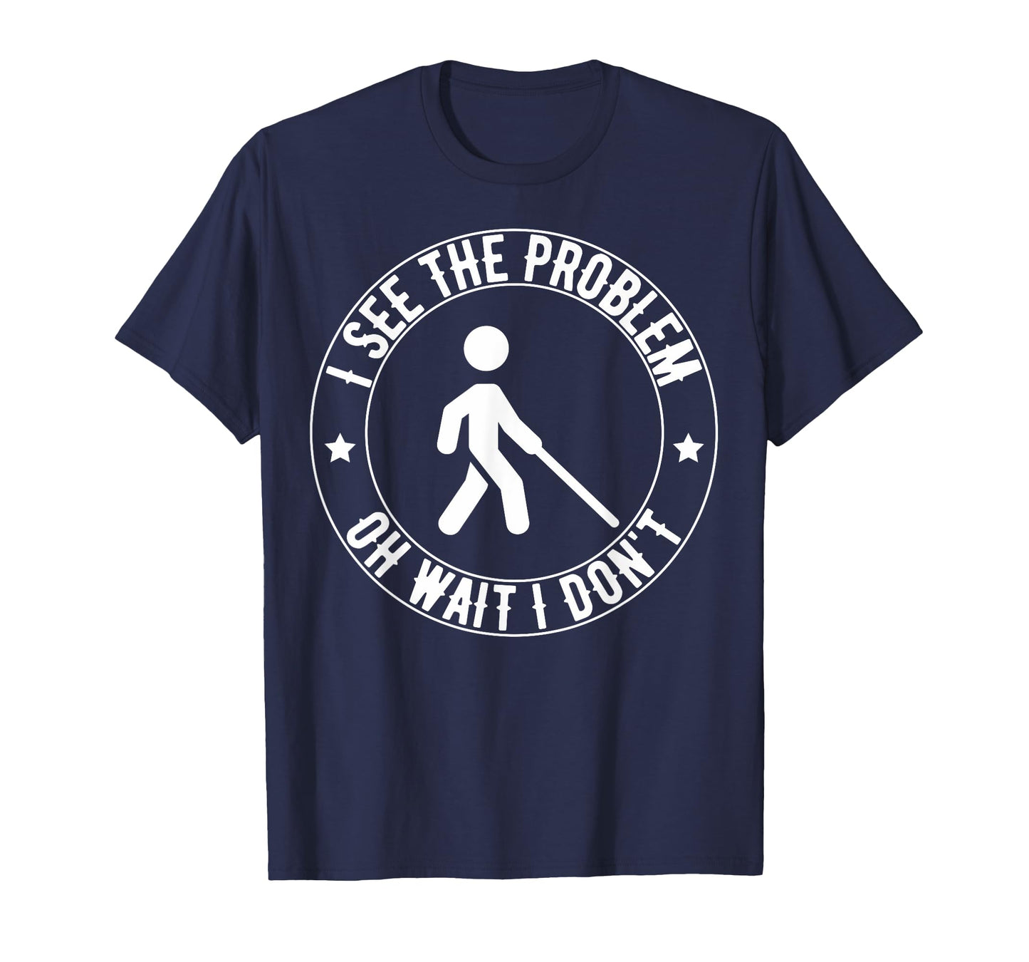 Funny Blind Braille Visually Impaired Blindness T-Shirt